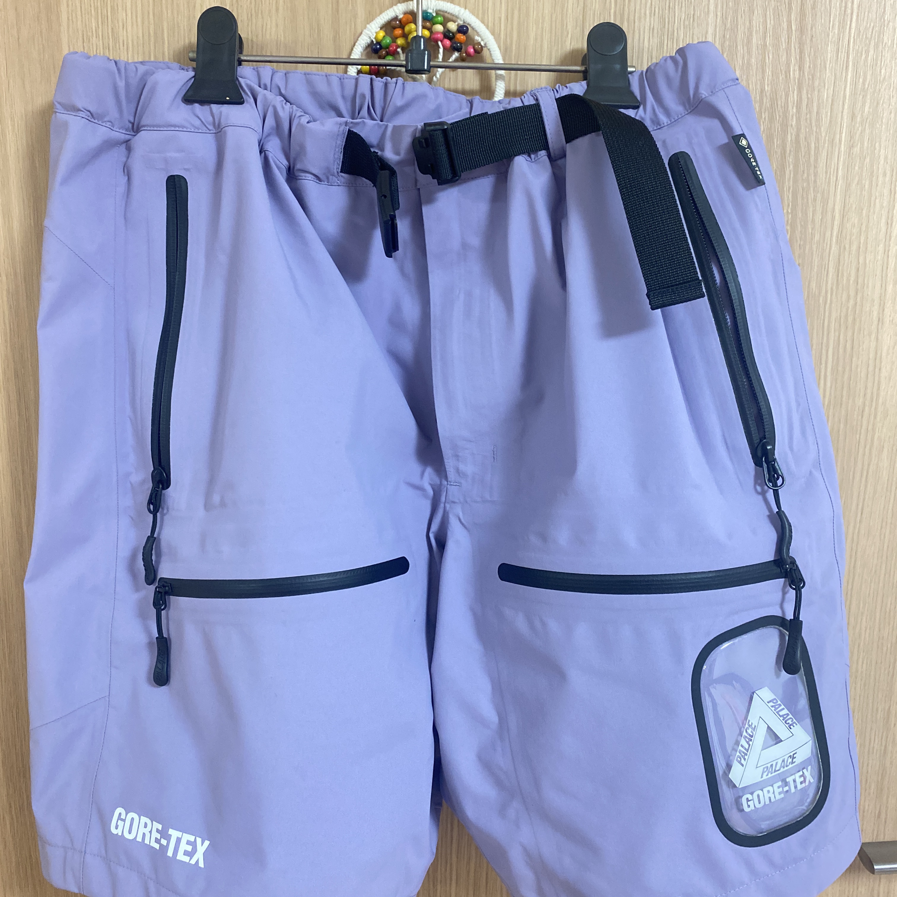 Palace Gore-Tex S-Tech Shorts Purple - 22SS 착용 스타일
