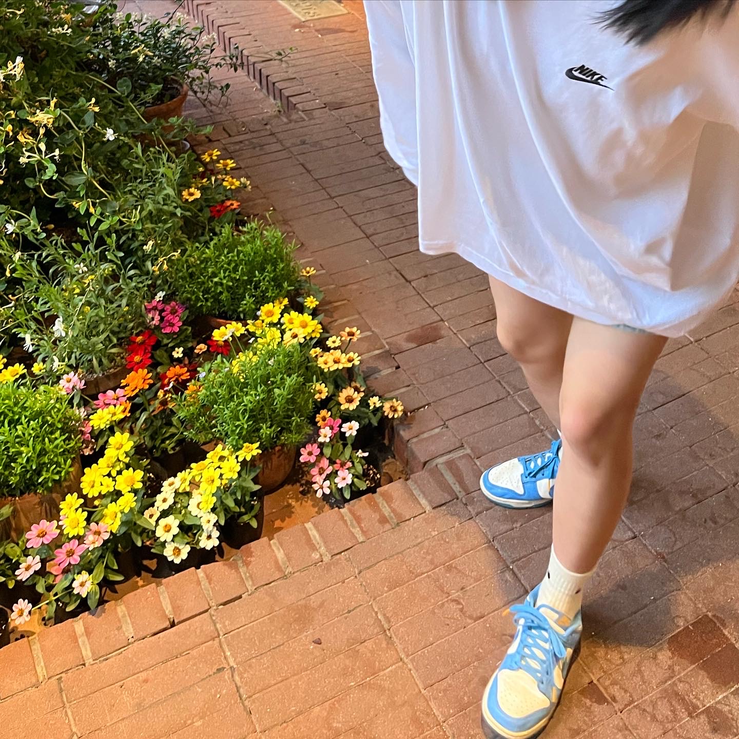 Nike x Peaceminusone LS T-Shirt White (DR0098-100), Nike x Peaceminusone LS T-Shirt White (DR0097-100) 착용 스타일 - 3