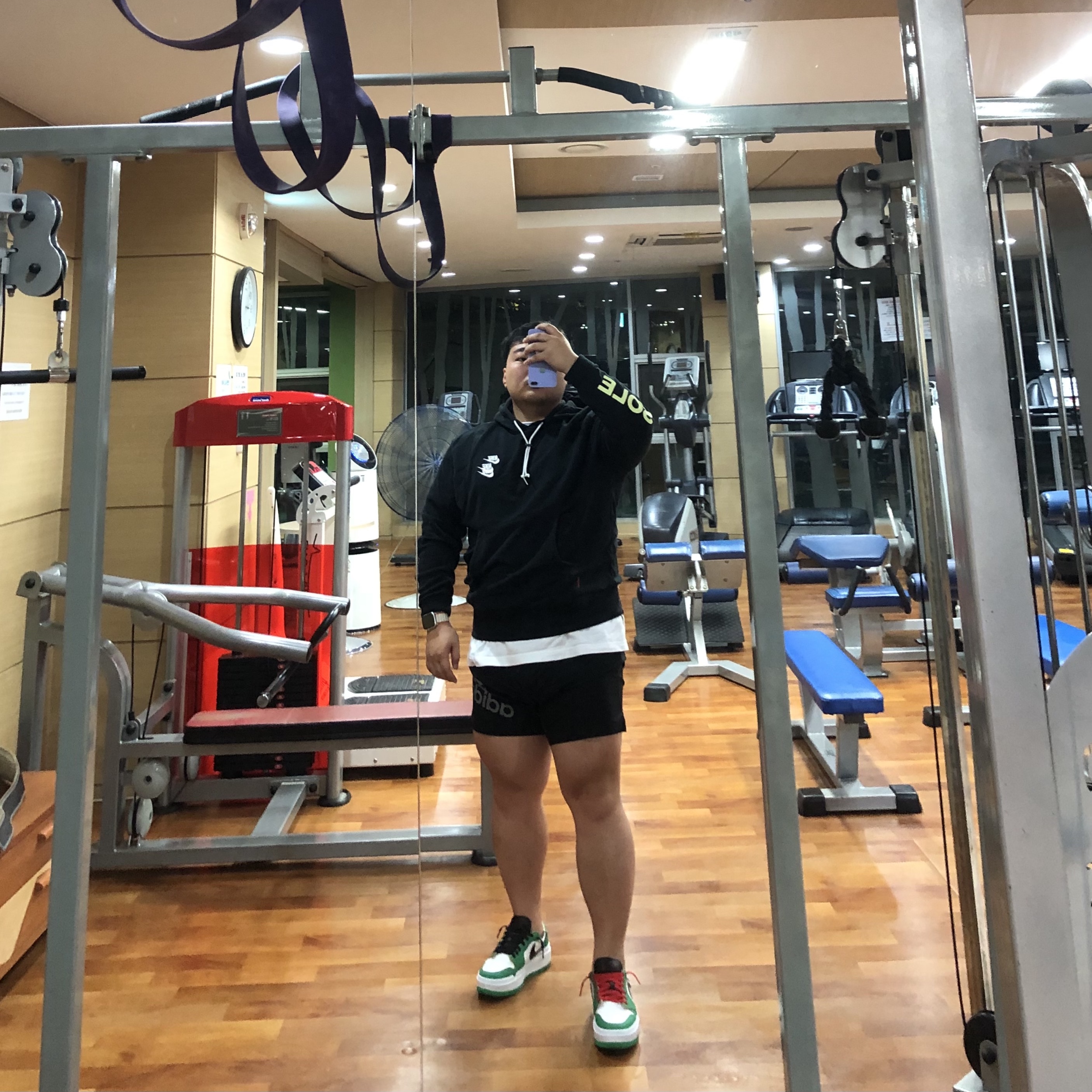 (W) Jordan 1 Elevate Low SE Lucky Green 착용 스타일