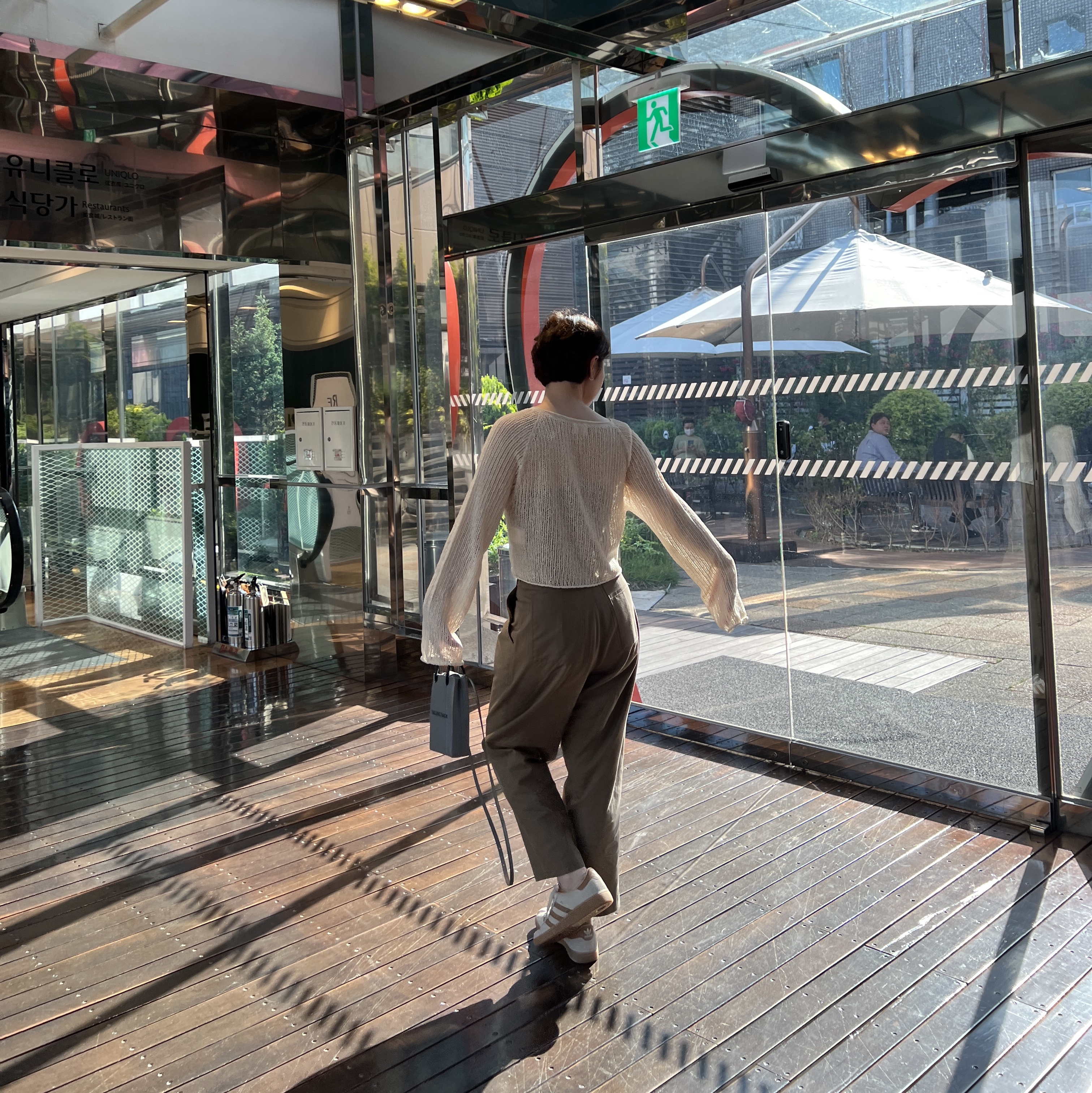 Adidas City Series Munchen Cream White Mesa 착용 스타일