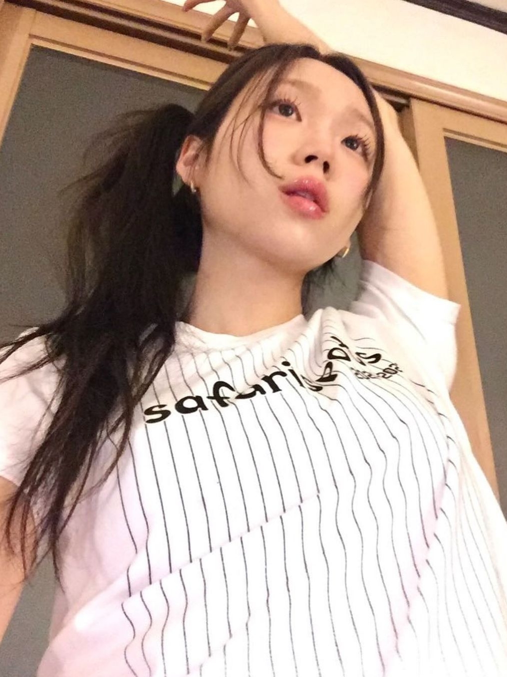 Safarispot Women 1/2 Safarispots Magazine Tee White 착용 스타일 - 1
