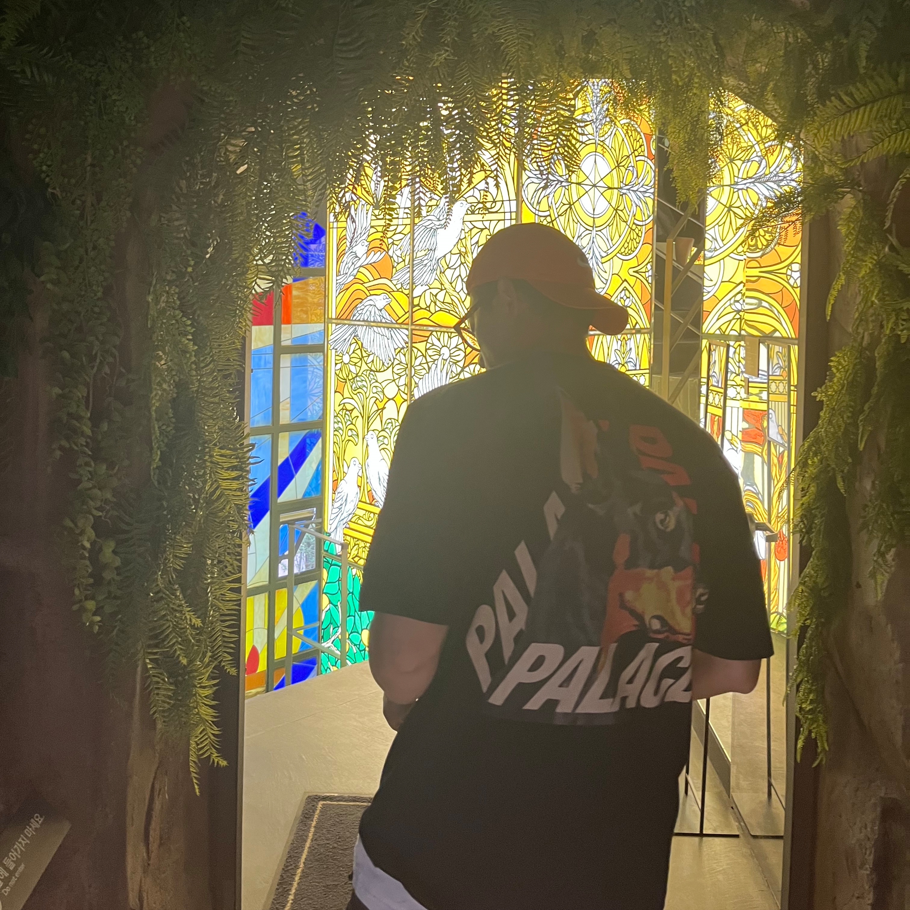 Palace P-3-K-9 T-Shirt Black - 22SS 착용 스타일