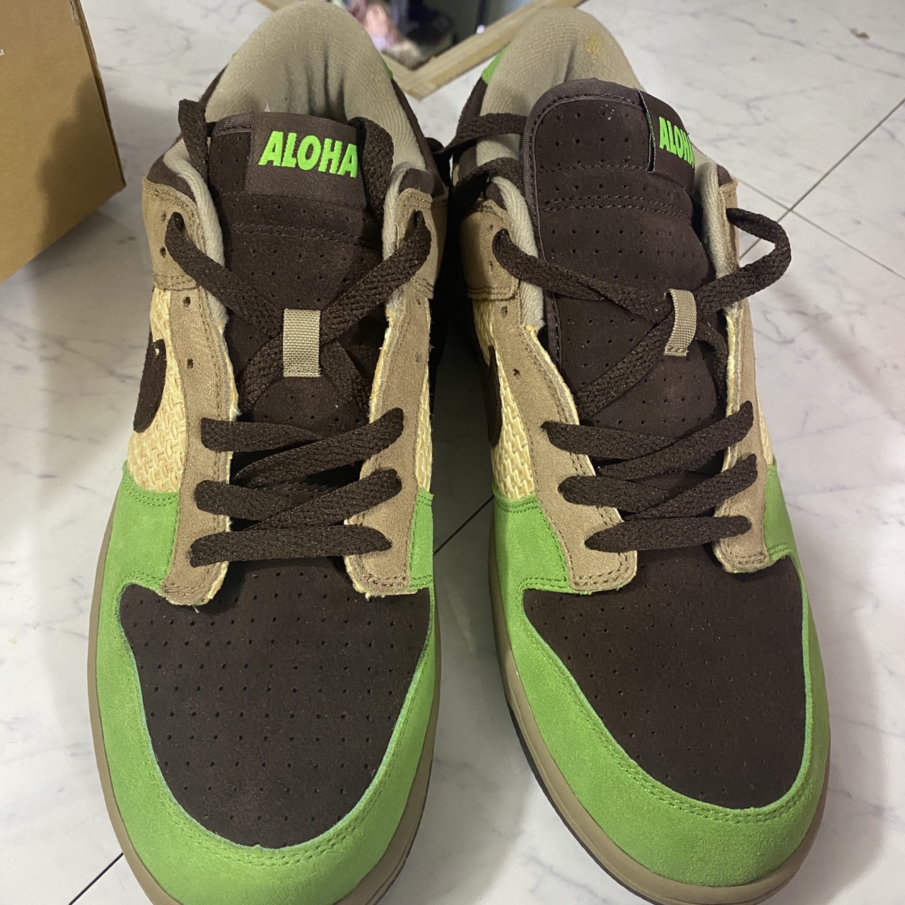 Nike Dunk Low KicksHawaii Aloha 착용 스타일 - 2