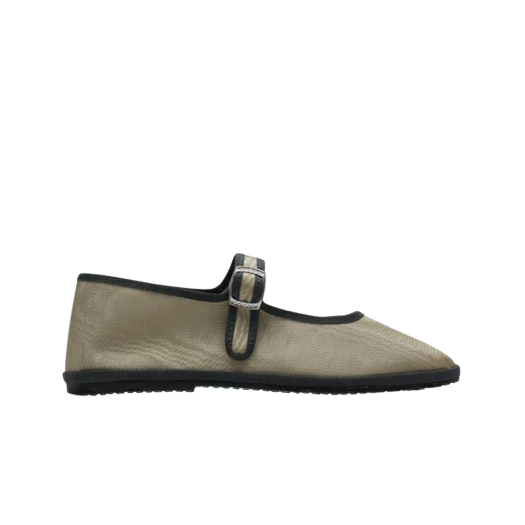 MJJJ-MO-BC-TAB (W) Drogheria Crivellini Mary Jane Moire Taupe Black