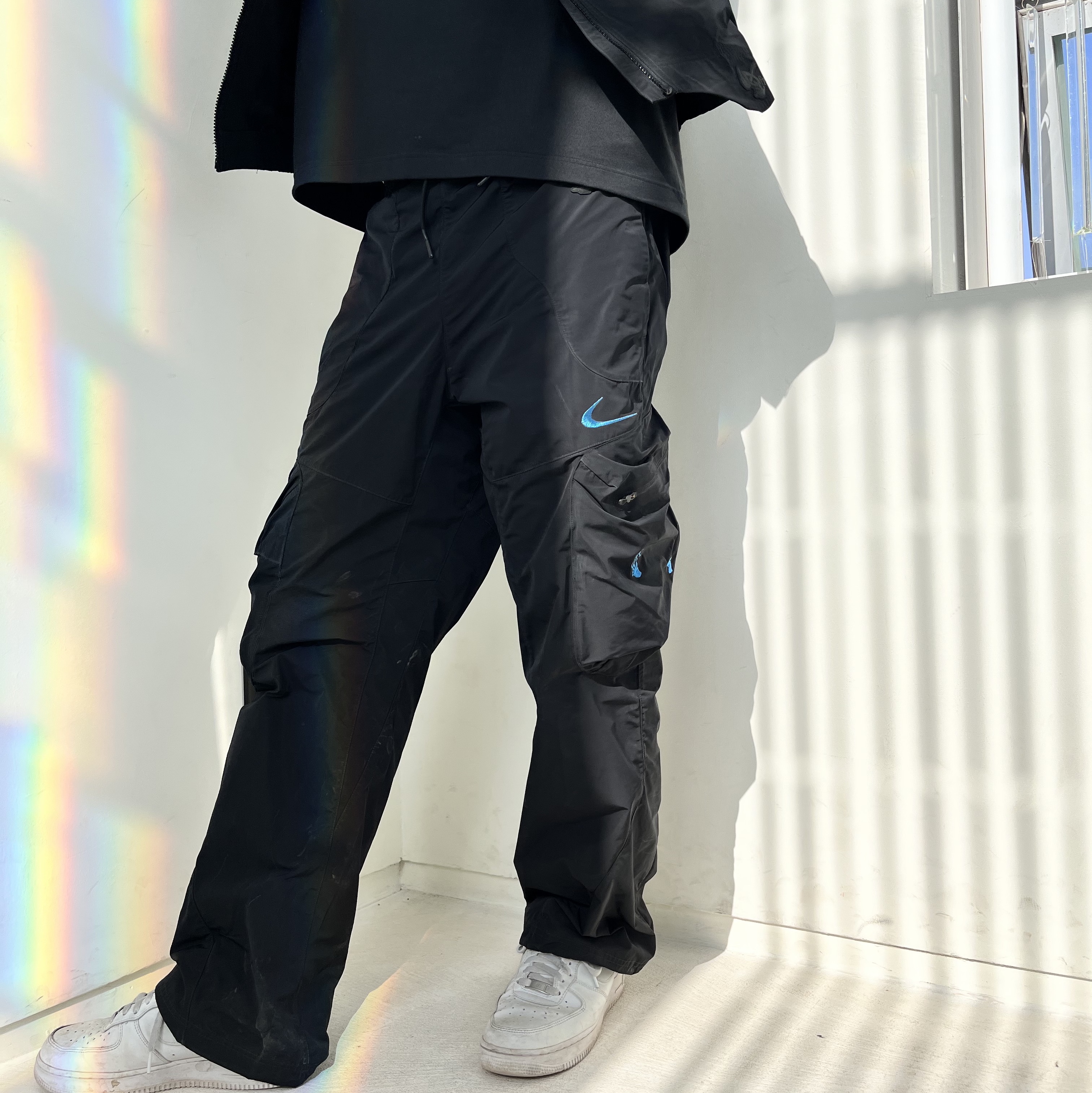 Nike x Off-White NRG T-Shirt Black - US/EU, Nike x Off-White NRG Track Suit Black - Asia 착용 스타일 - 2