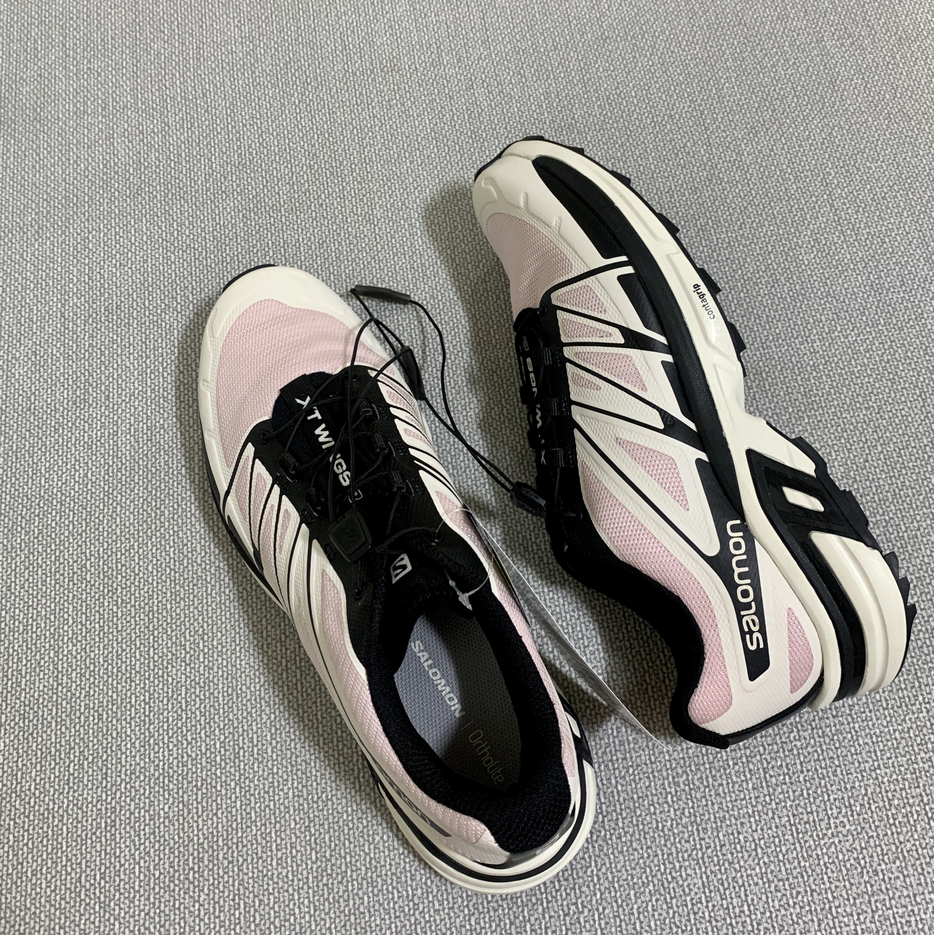Salomon XT-Wings 2 Cradle Pink 착용 스타일 - 2
