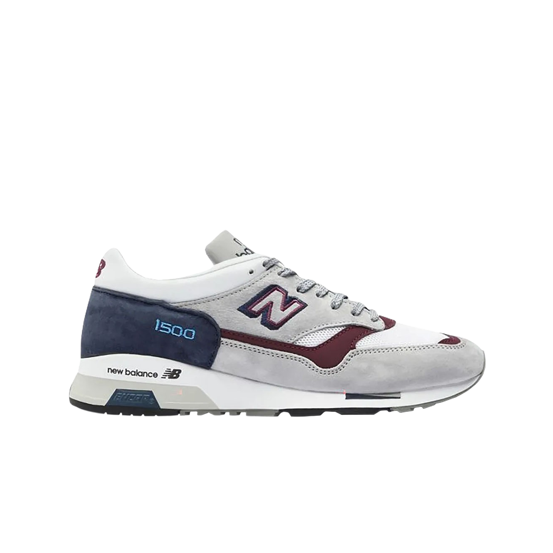 M1500NBR New Balance 1500 Made in UK Grey Burgundy Teal