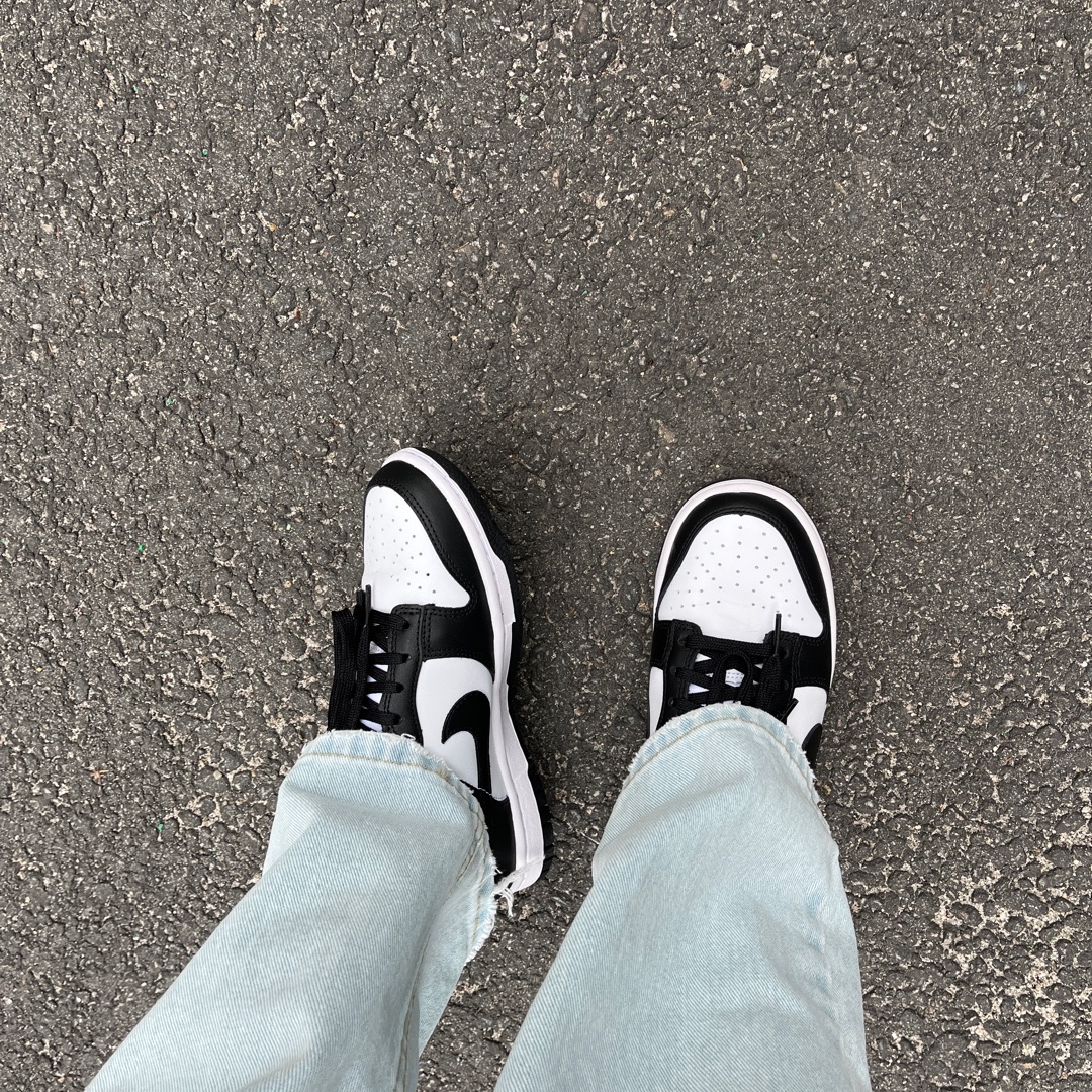 (W) Nike Dunk Low Black 착용 스타일