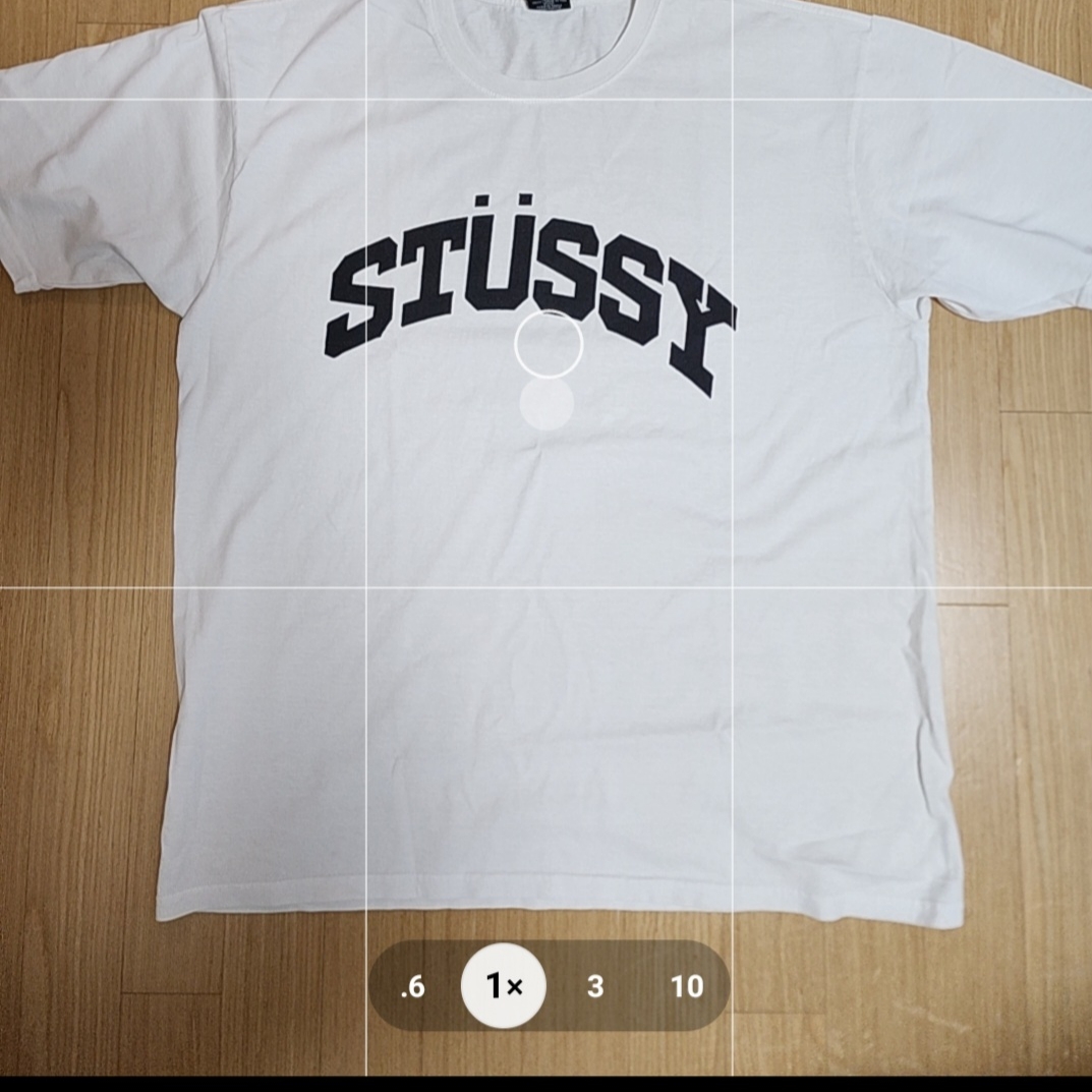Stussy Block Sport Pigment Dyed T-Shirt Natural 착용 스타일