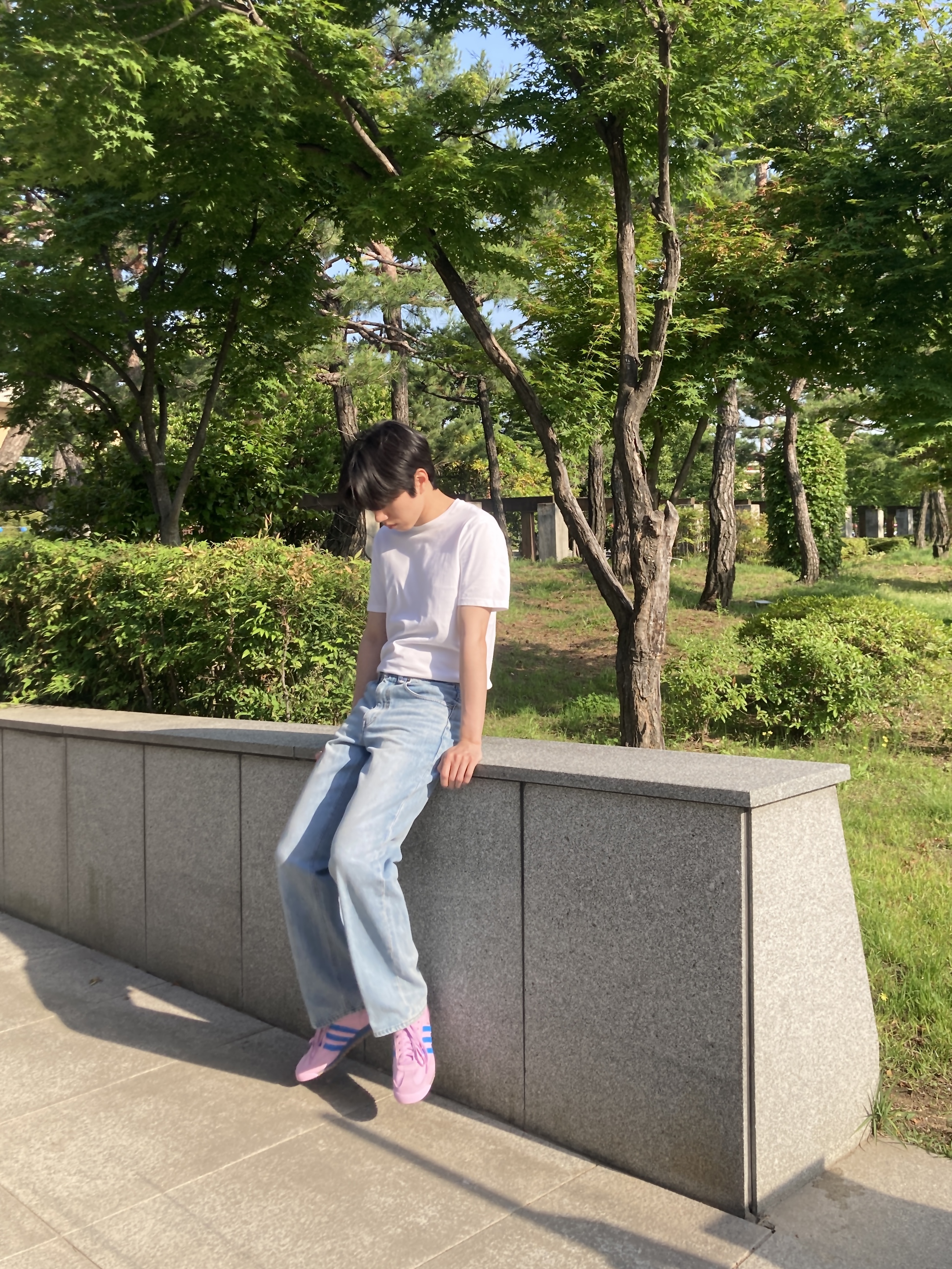 Adidas Joggen OG Bliss Lilac - Size? Exclusive 착용 스타일 - 2