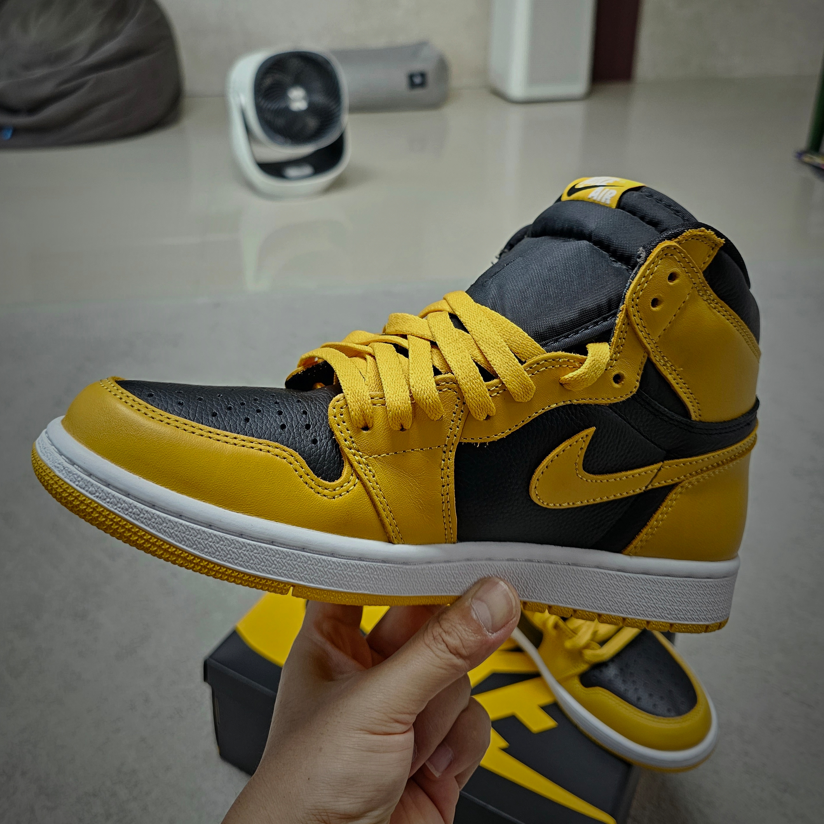 Jordan 1 Retro High OG Pollen 착용 스타일 - 3