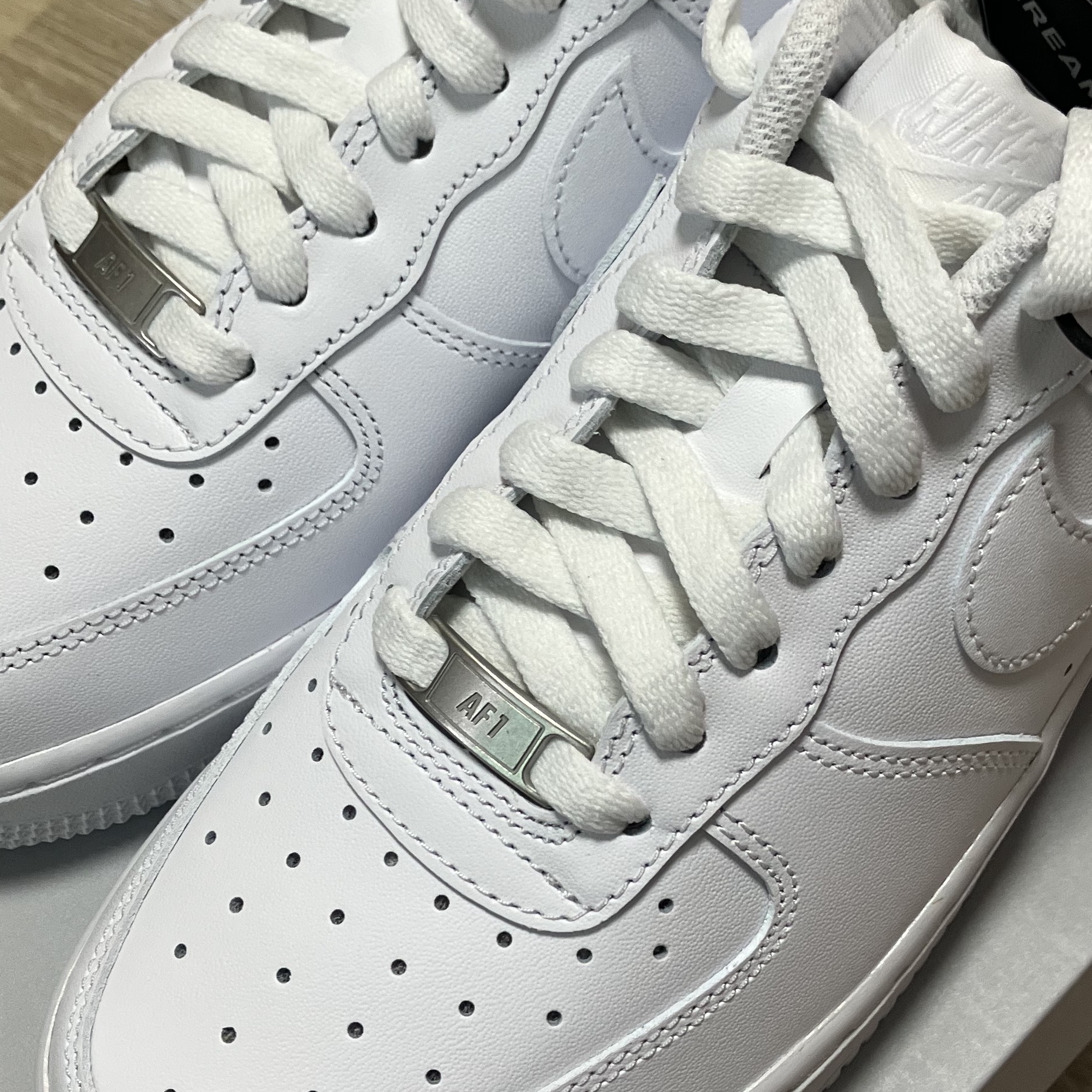 (W) Nike Air Force 1 '07 Low White 착용 스타일