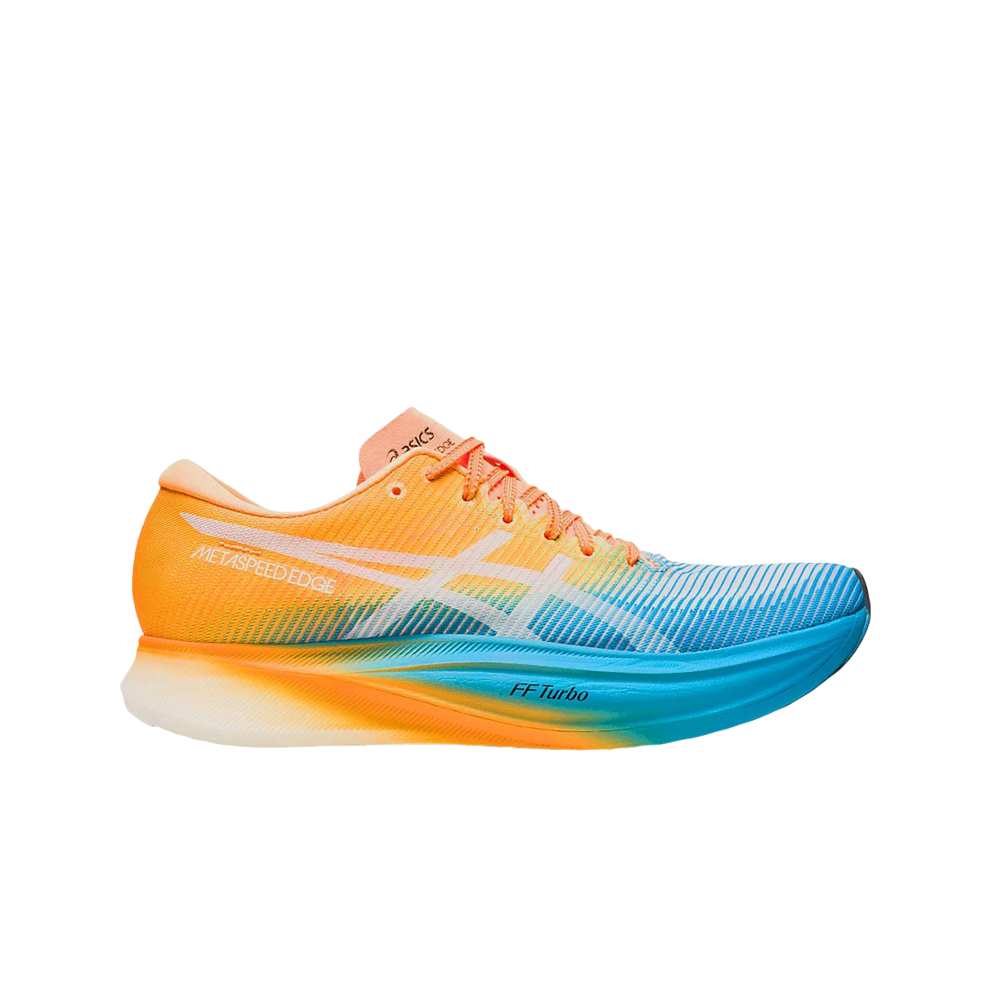 아식스 메타스피드 엣지+ 아일랜드 블루 오렌지 팝(Asics Metaspeed Edge+ Island Blue Orange Pop)