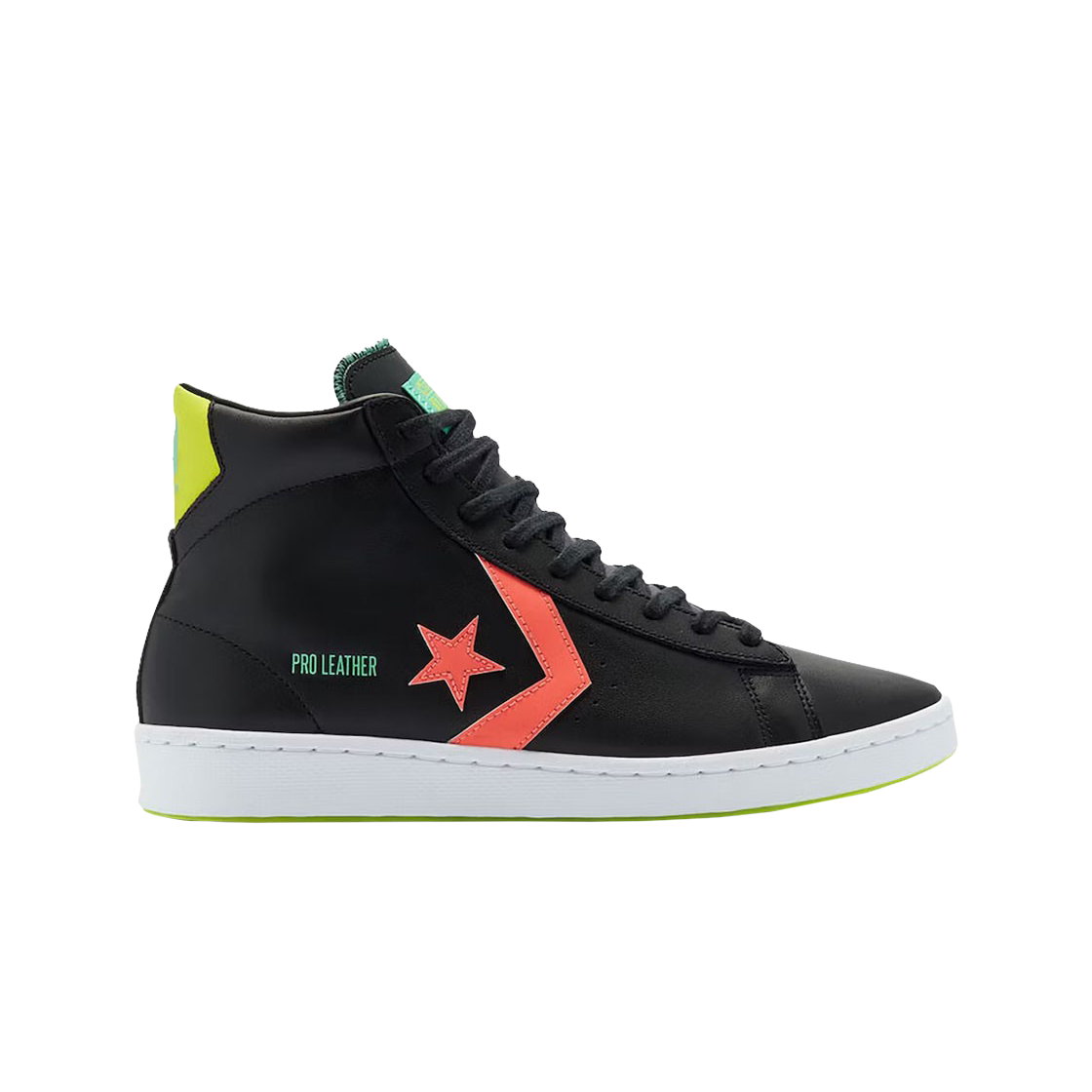 컨버스 프로 레더 하이 블랙 레몬 베놈(Converse Pro Leather High Black Lemon Venom) - 1