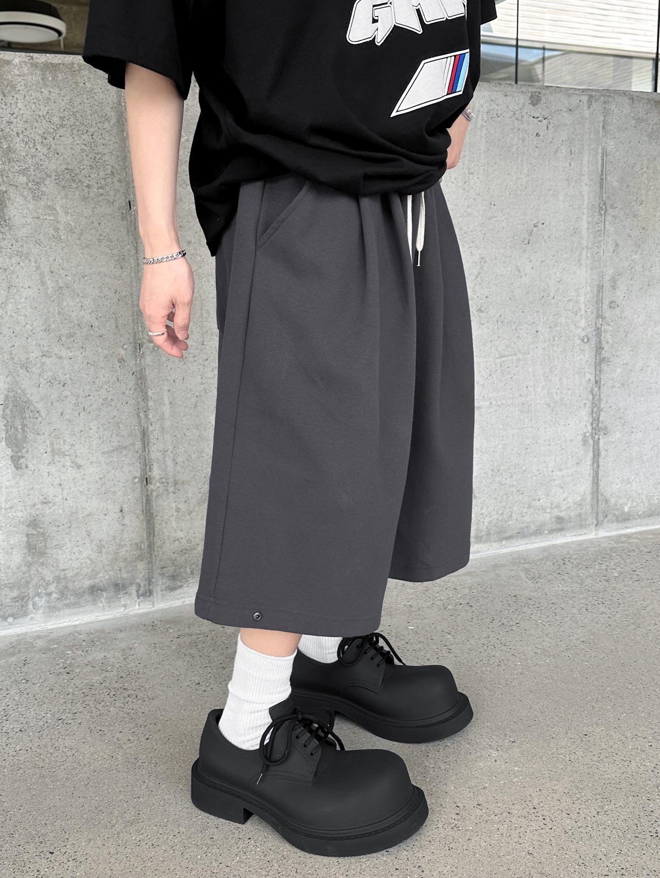 Balenciaga Steroid Derby Black 착용 스타일 - 3