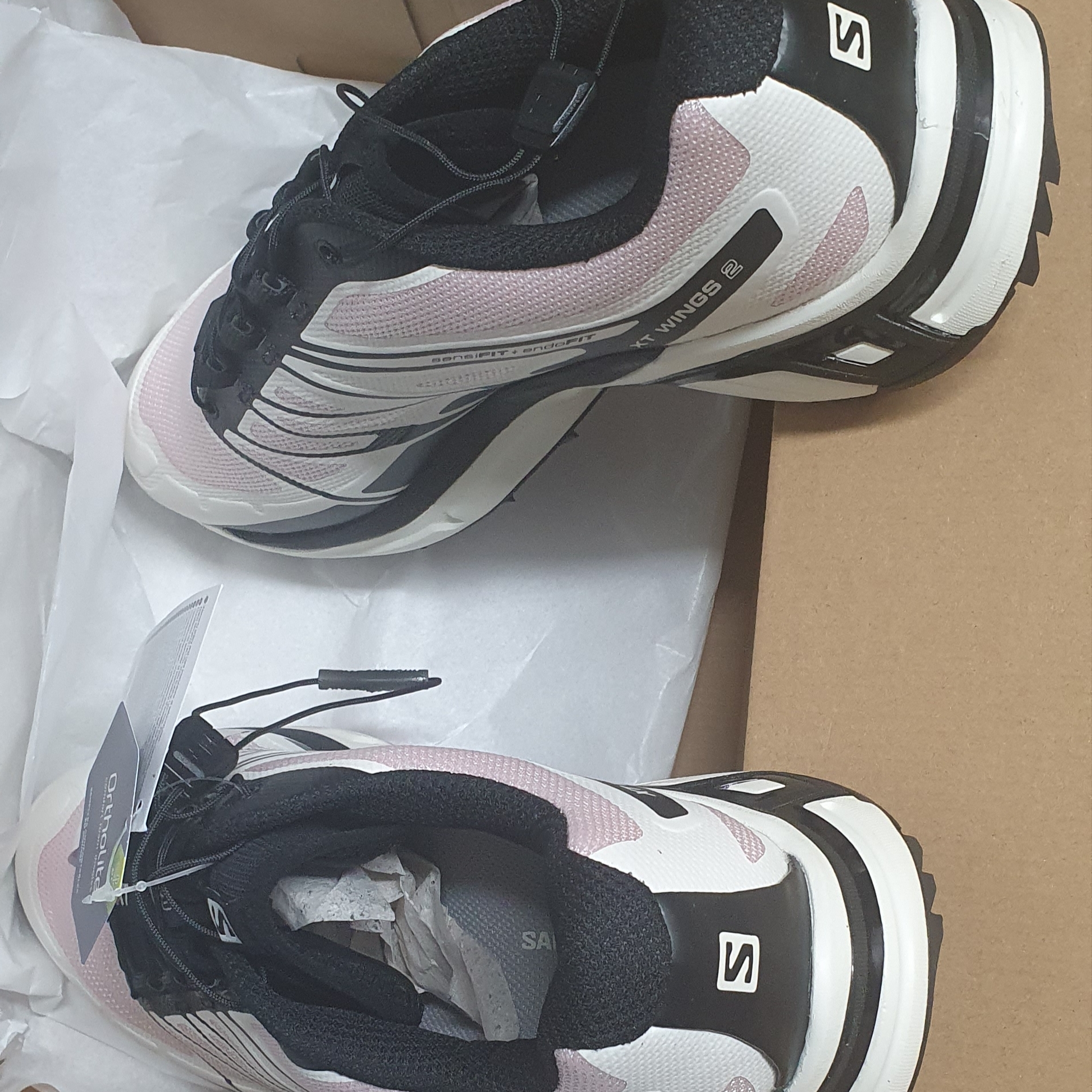 Salomon XT-Wings 2 Cradle Pink 착용 스타일