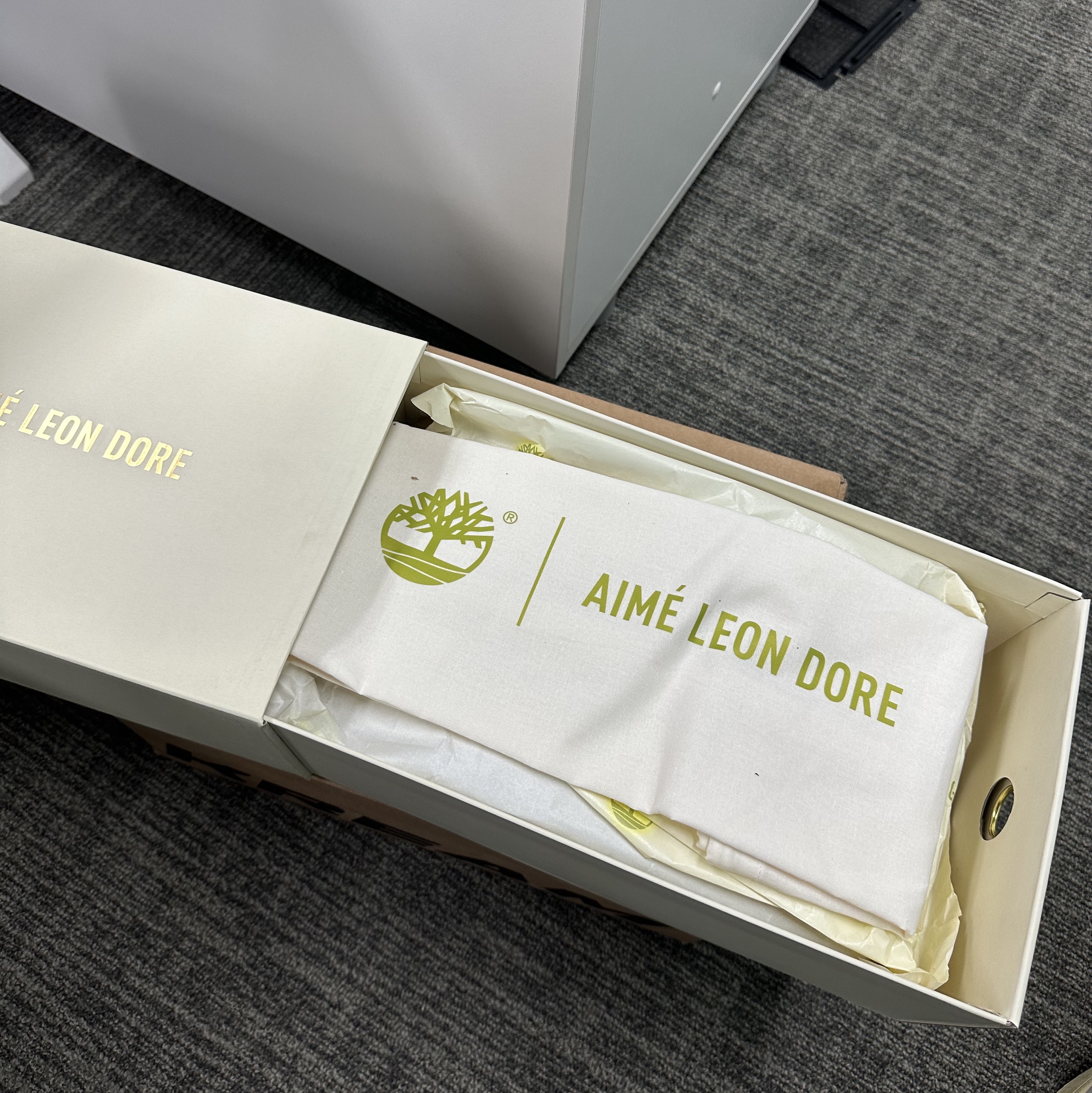Timberland x Aime Leon Dore Boat Shoes White - Medium 착용 스타일 - 3
