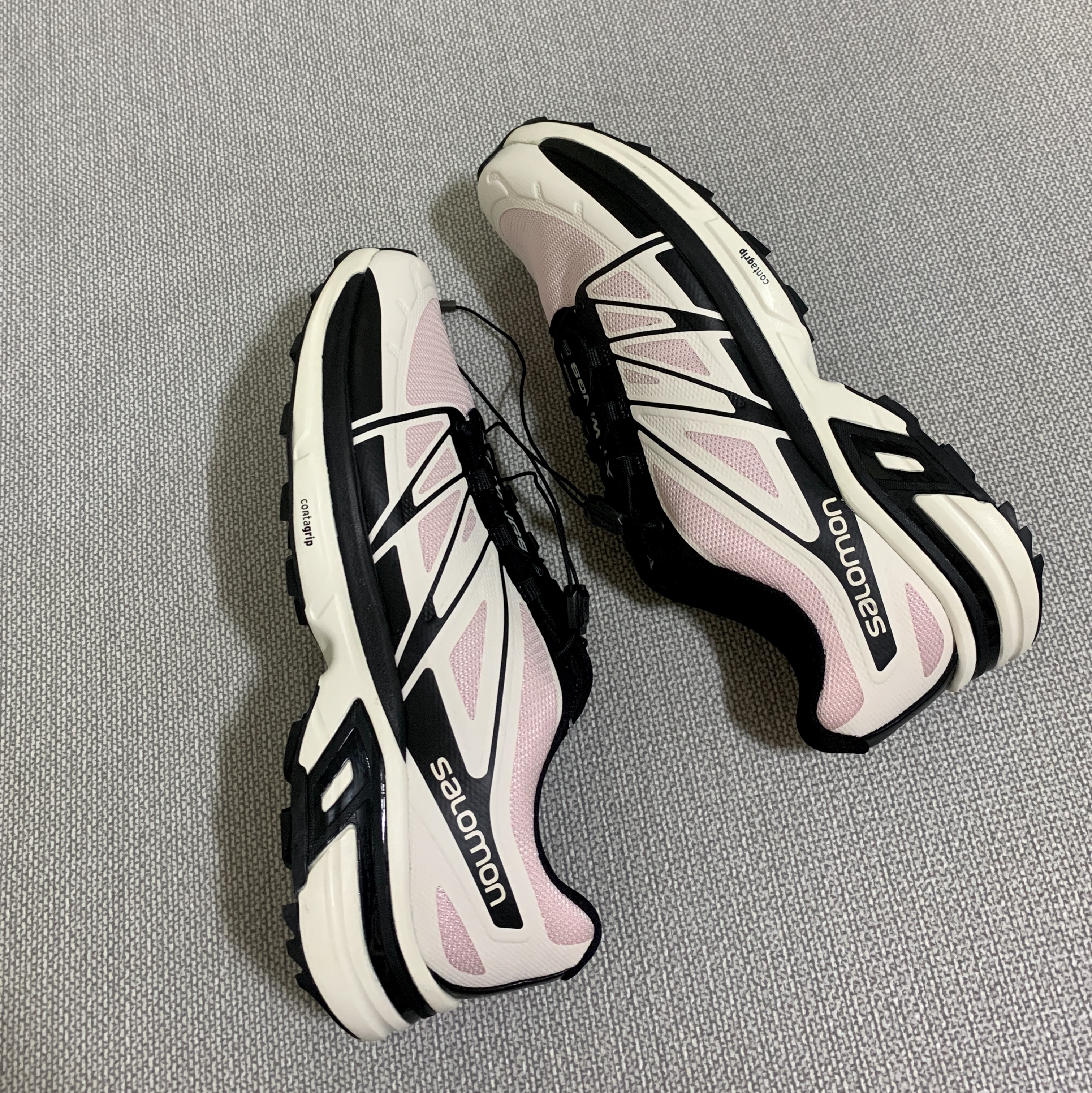 Salomon XT-Wings 2 Cradle Pink 착용 스타일 - 1
