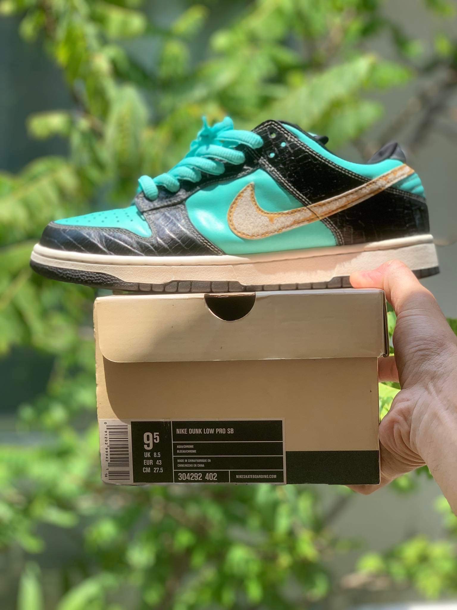 Nike x Diamond Supply Co. SB Dunk Low Tiffany 착용 스타일