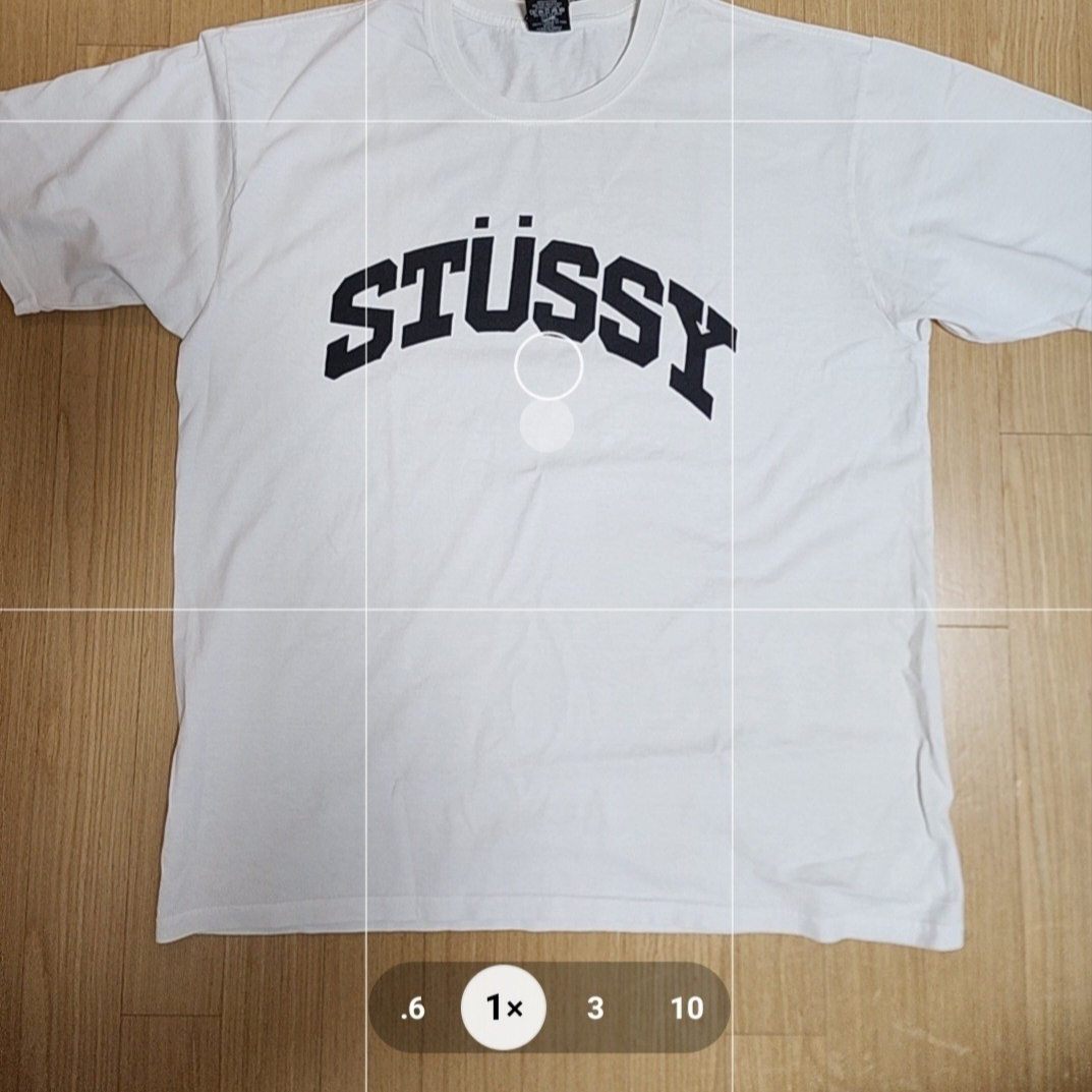 Stussy Block Sport Pigment Dyed T-Shirt Natural 착용 스타일