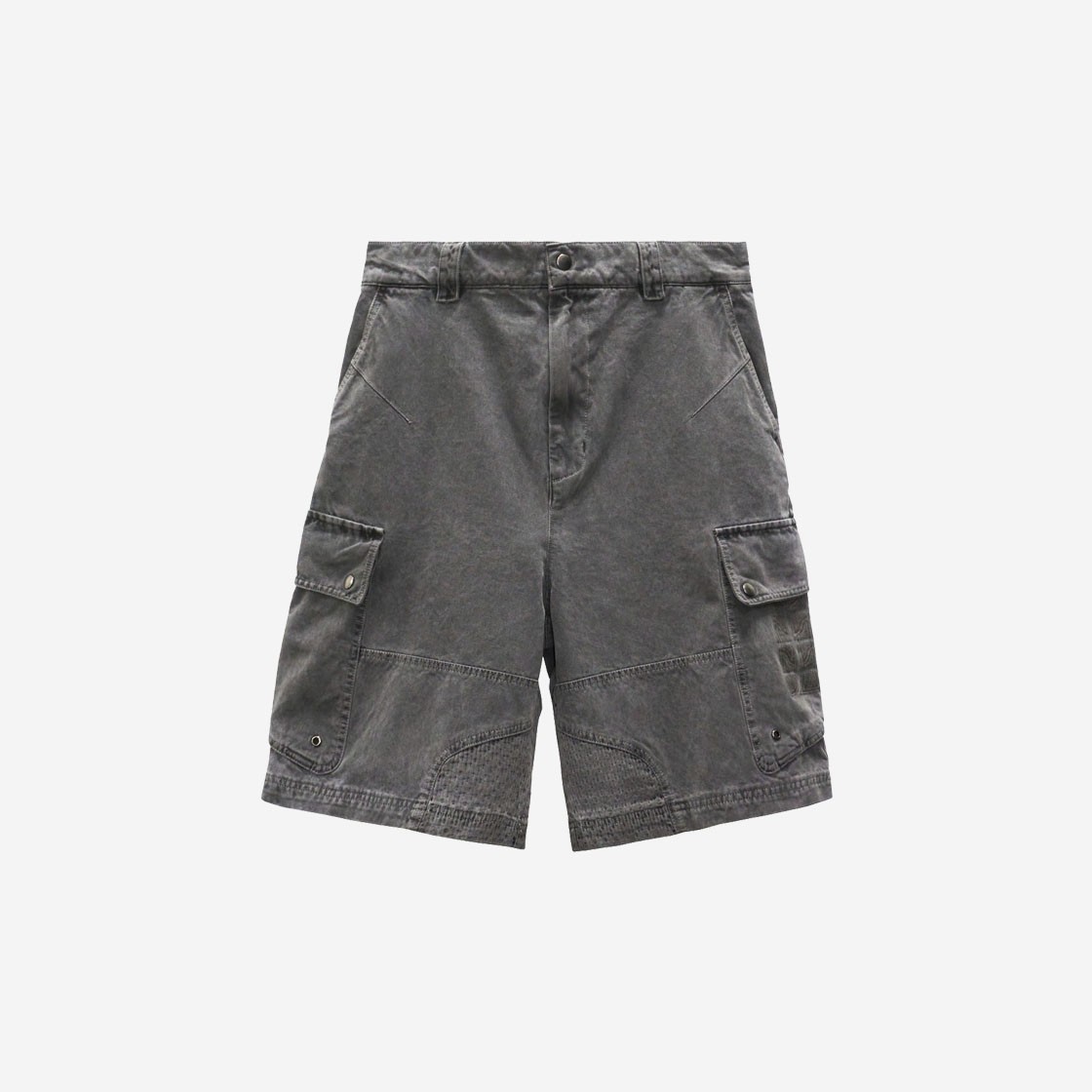 Ignota Core:5 Washed Cargo Shorts Charcoal 상세 이미지 1