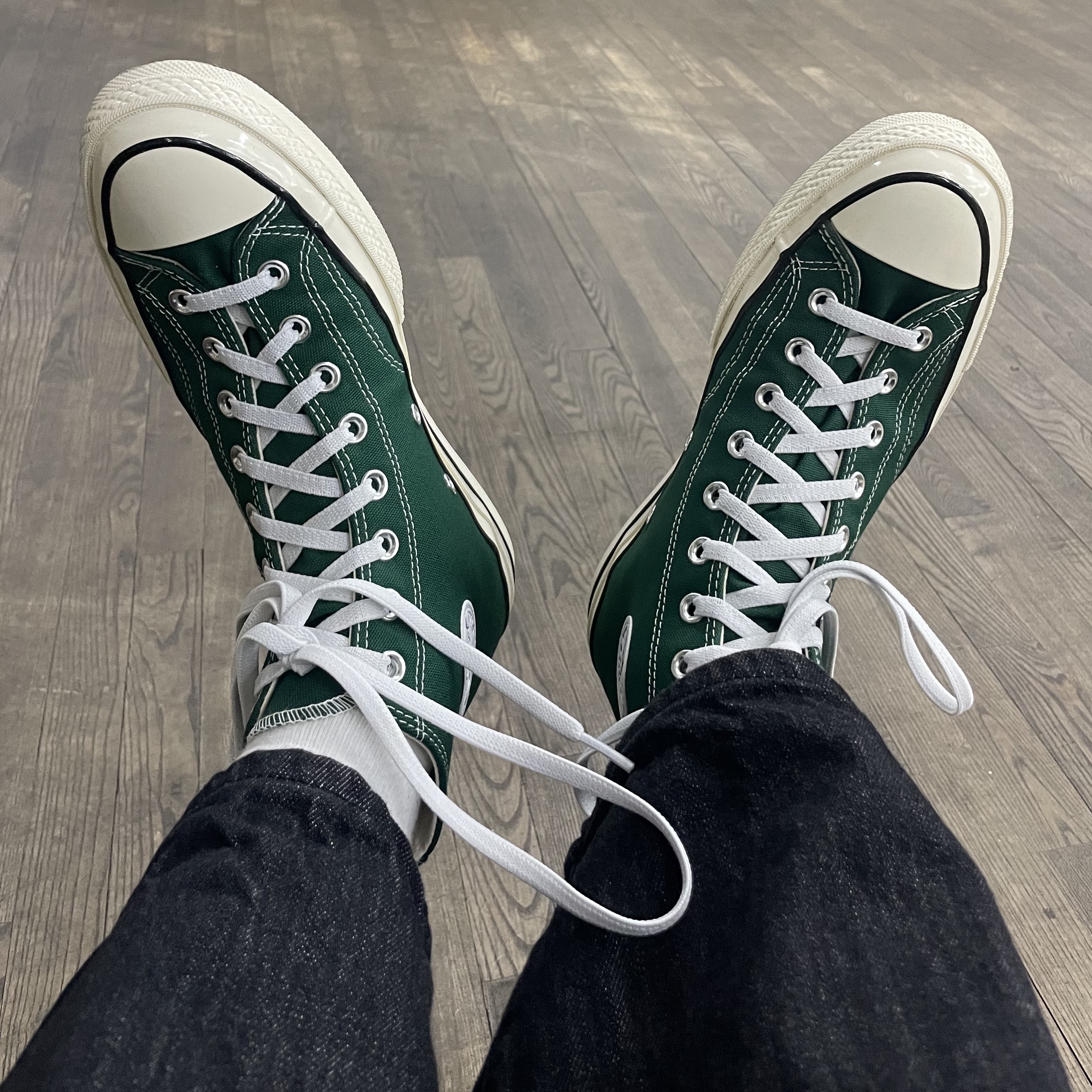 Converse Chuck 70 High Midnight Clover 착용 스타일