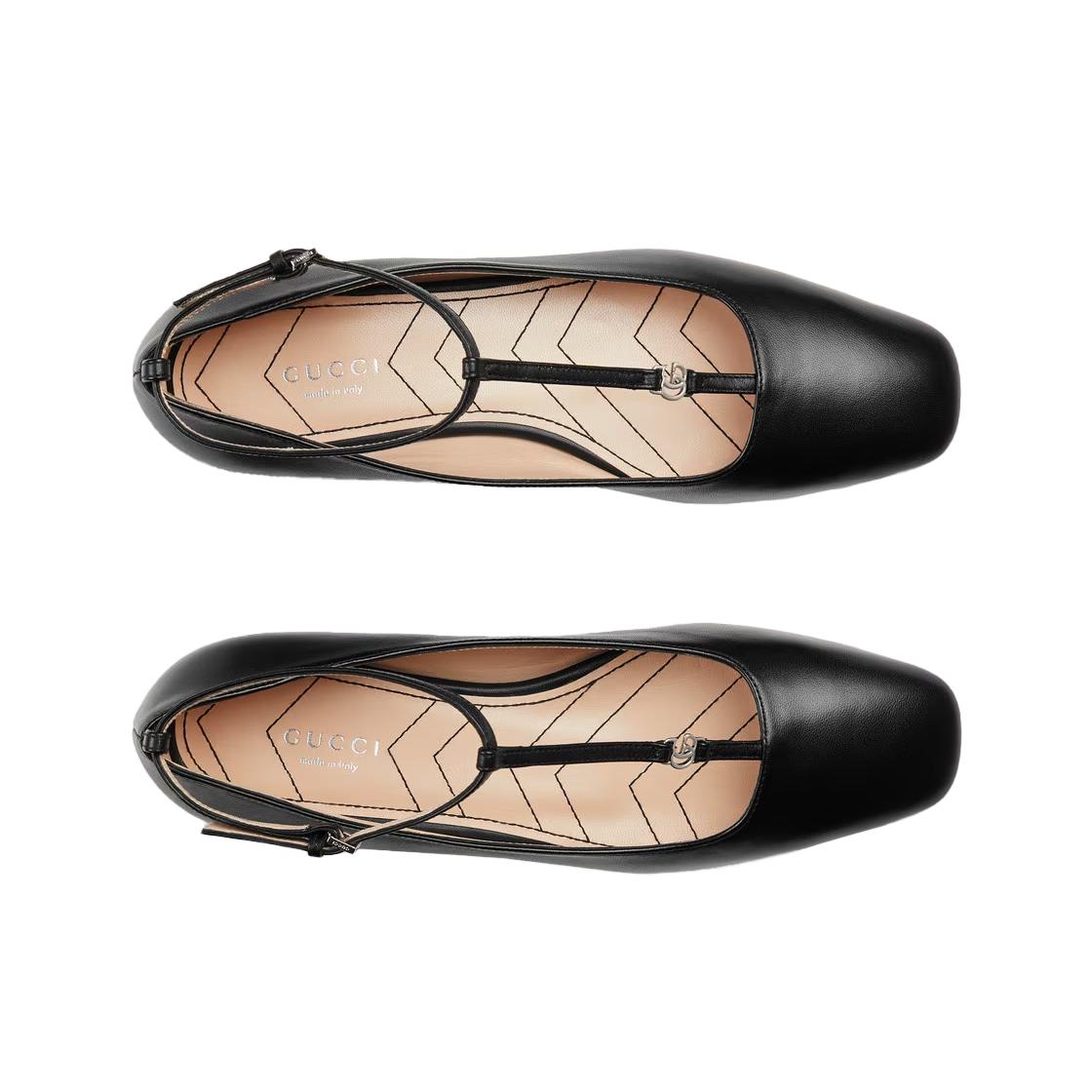 (W) 구찌 더블 G 플랫 블랙((W) Gucci Double G Flat Black) - 2