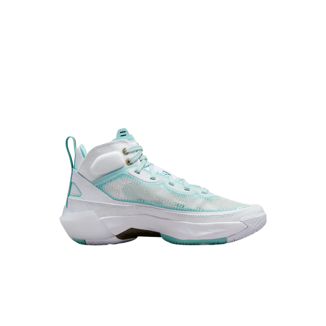 (GS) 조던 37 궈 아이룬 화이트 메탈릭 골드((GS) Jordan XXXVII Guo Ailun White Metallic Gold) - 1