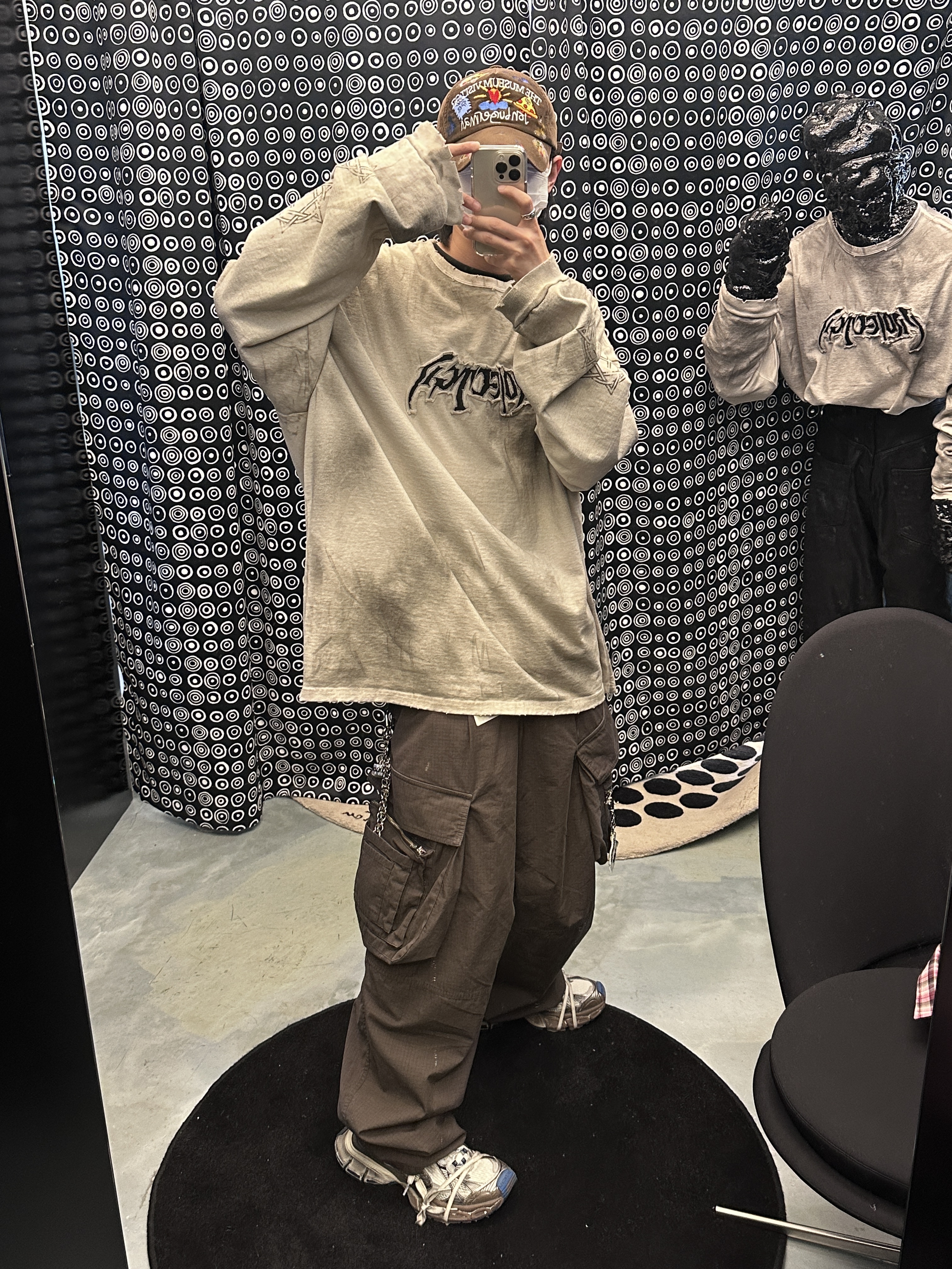 Project G/R Furious Logo Applique Zip Hoodie Grey - 10 Corso Como Exclusive, Balenciaga 3XL Sneakers Worn Out Grey White Blue 착용 스타일 - 4
