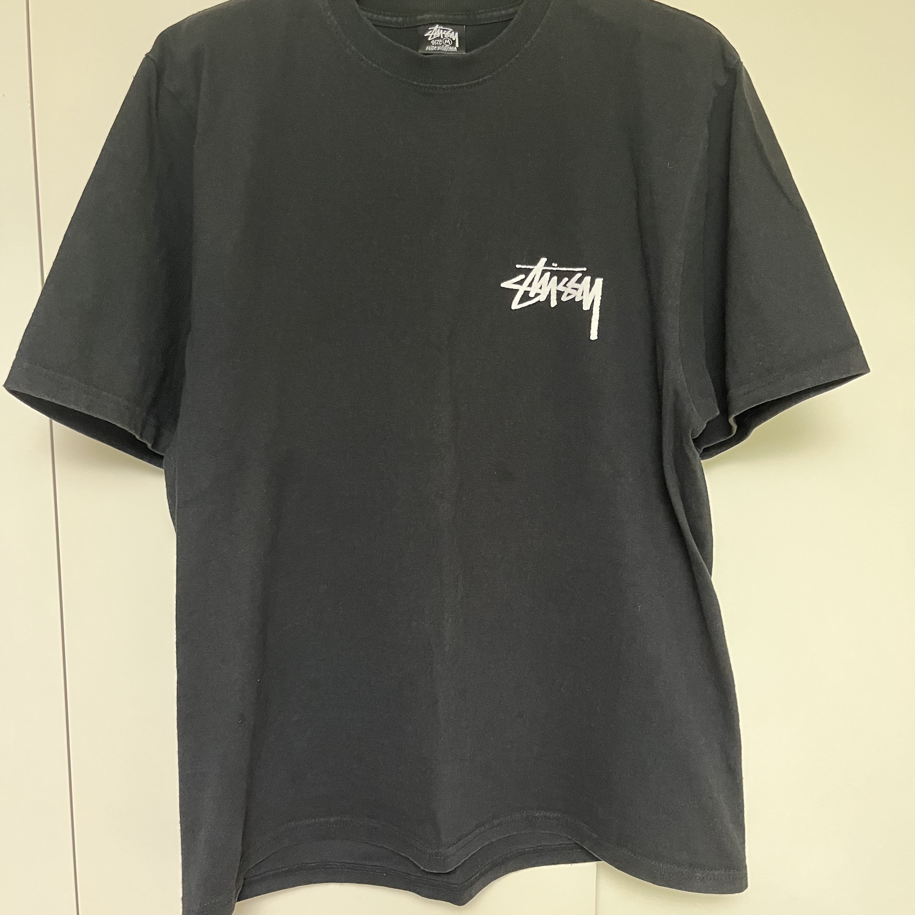 Stussy Withered Flower T-Shirt Black 착용 스타일 - 2