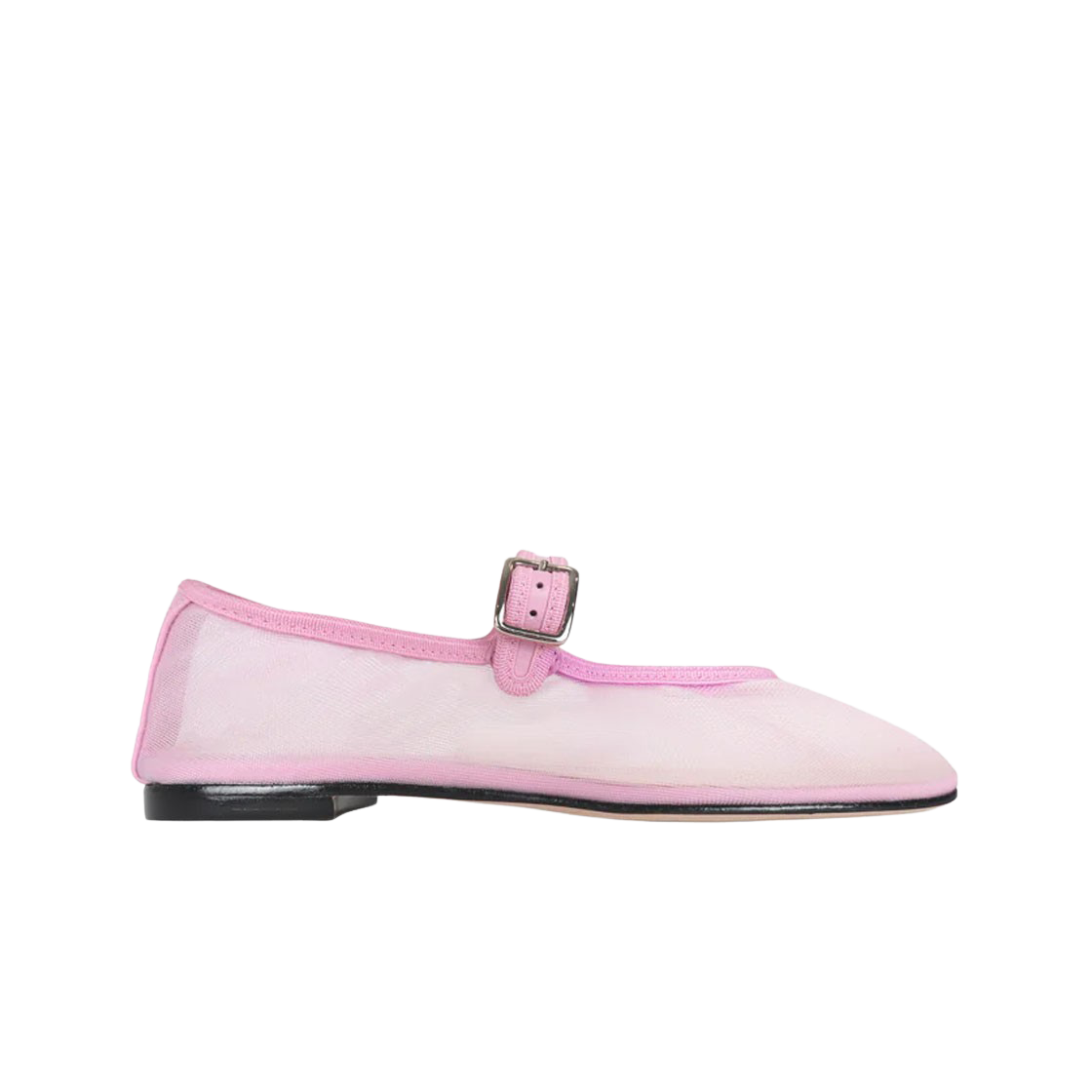 (W) 샌디 리앙 메리 제인 메쉬 핑크((W) Sandy Liang Mary Jane Mesh Pink)