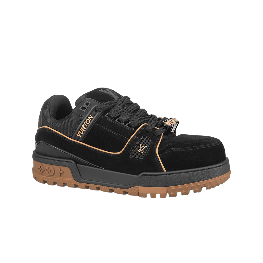 Louis Vuitton LV Trainer Maxi Sneaker, Black, 5.5