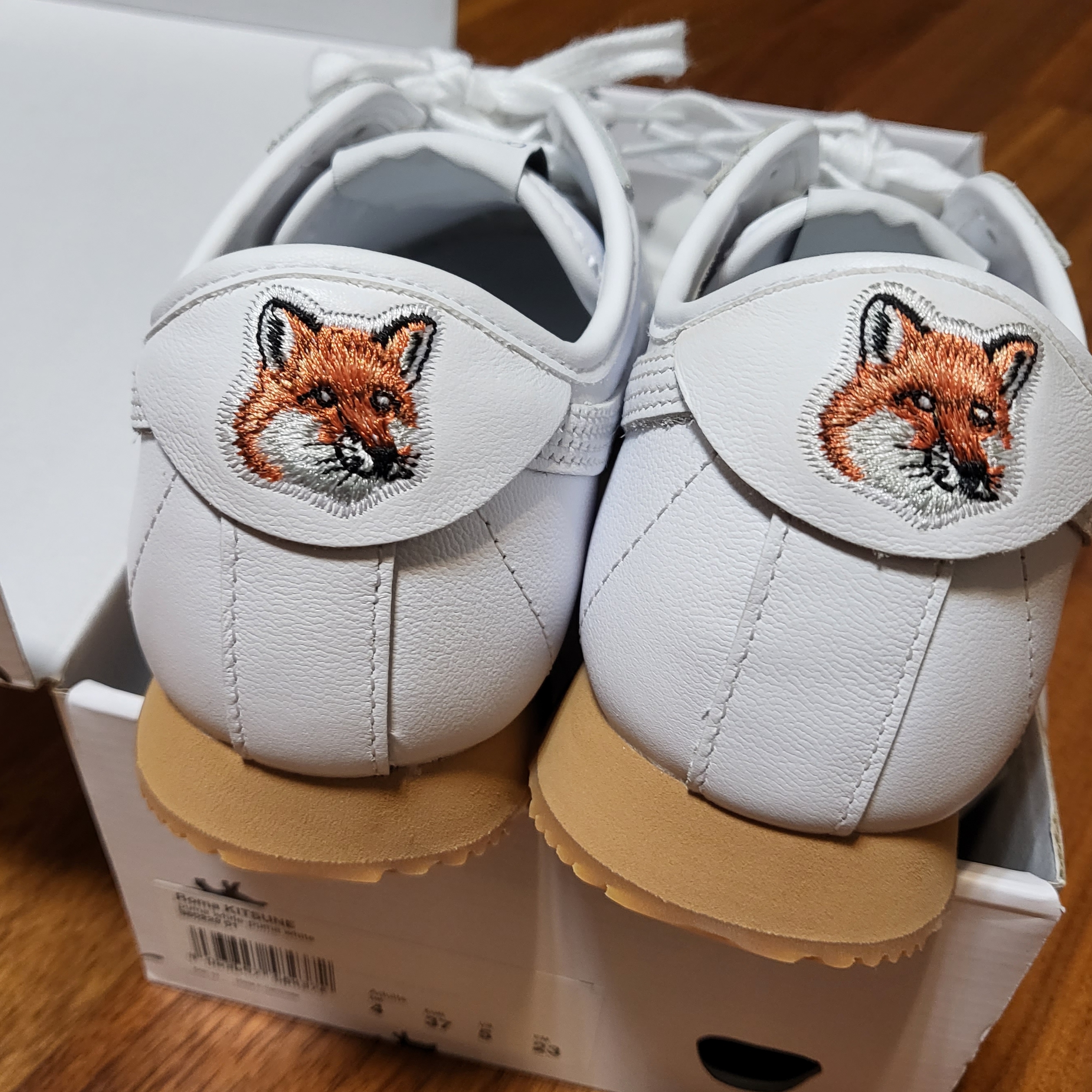 Puma x Maison Kitsune Roma White 착용 스타일