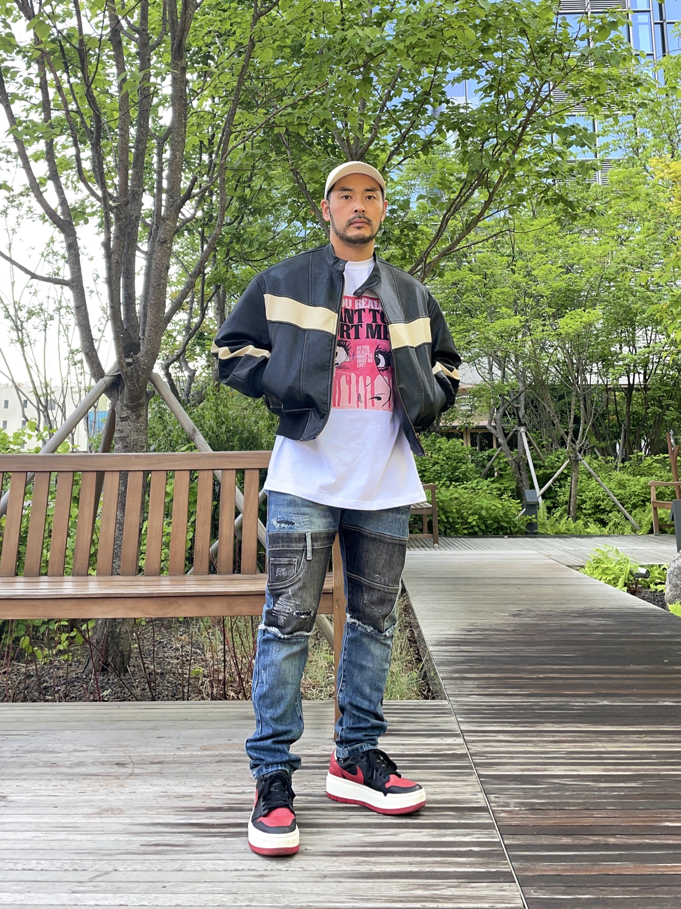 (W) Jordan 1 Elevate Low SE Bred 착용 스타일 - 1