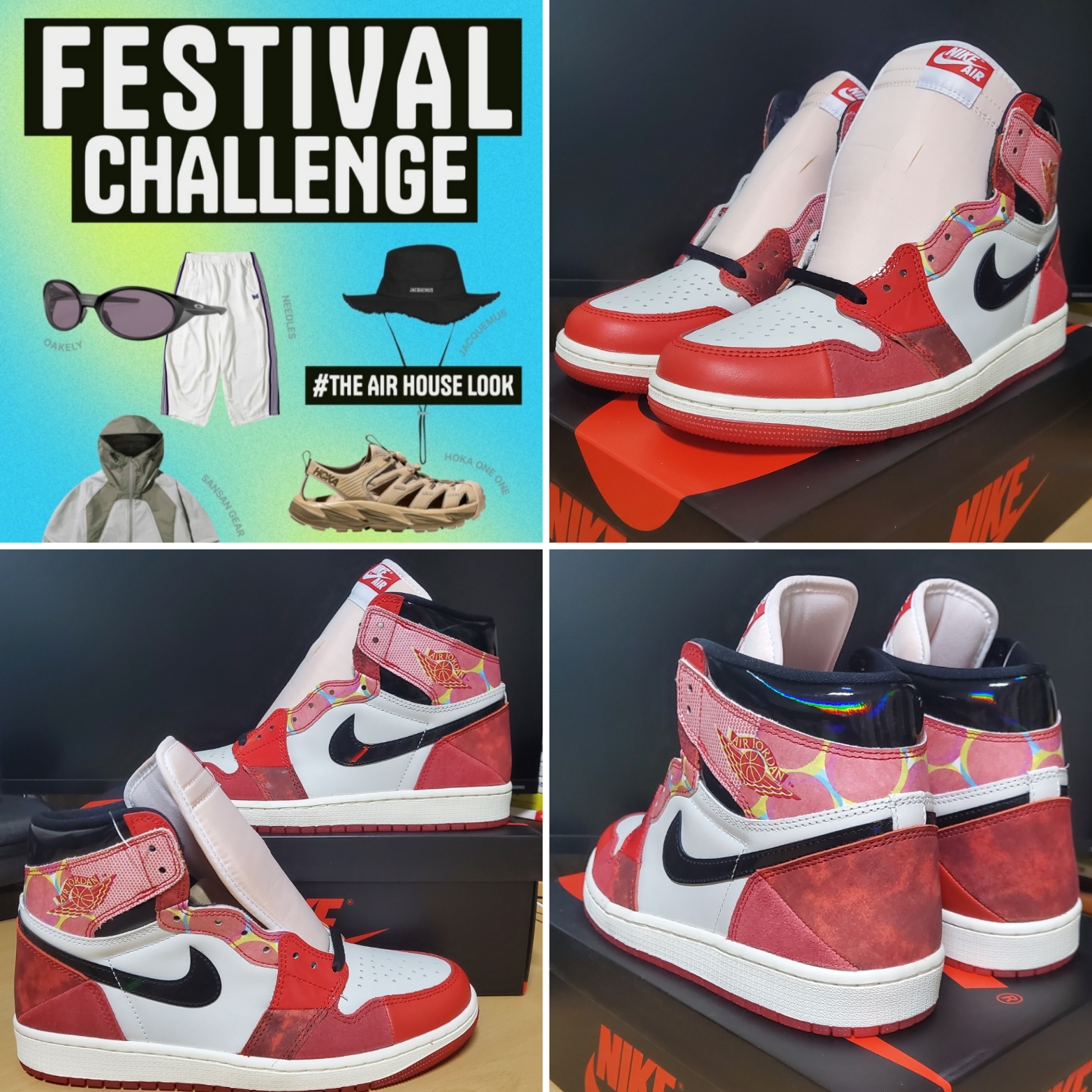 Jordan 1 Retro High Spider-Man Next Chapter 착용 스타일
