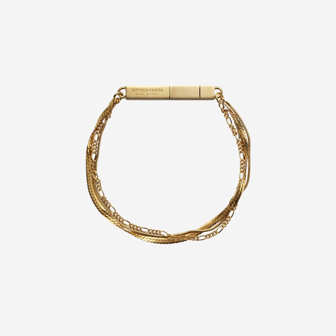 Bottega Veneta Chains Bracelet Yellow Gold 상세 이미지 1