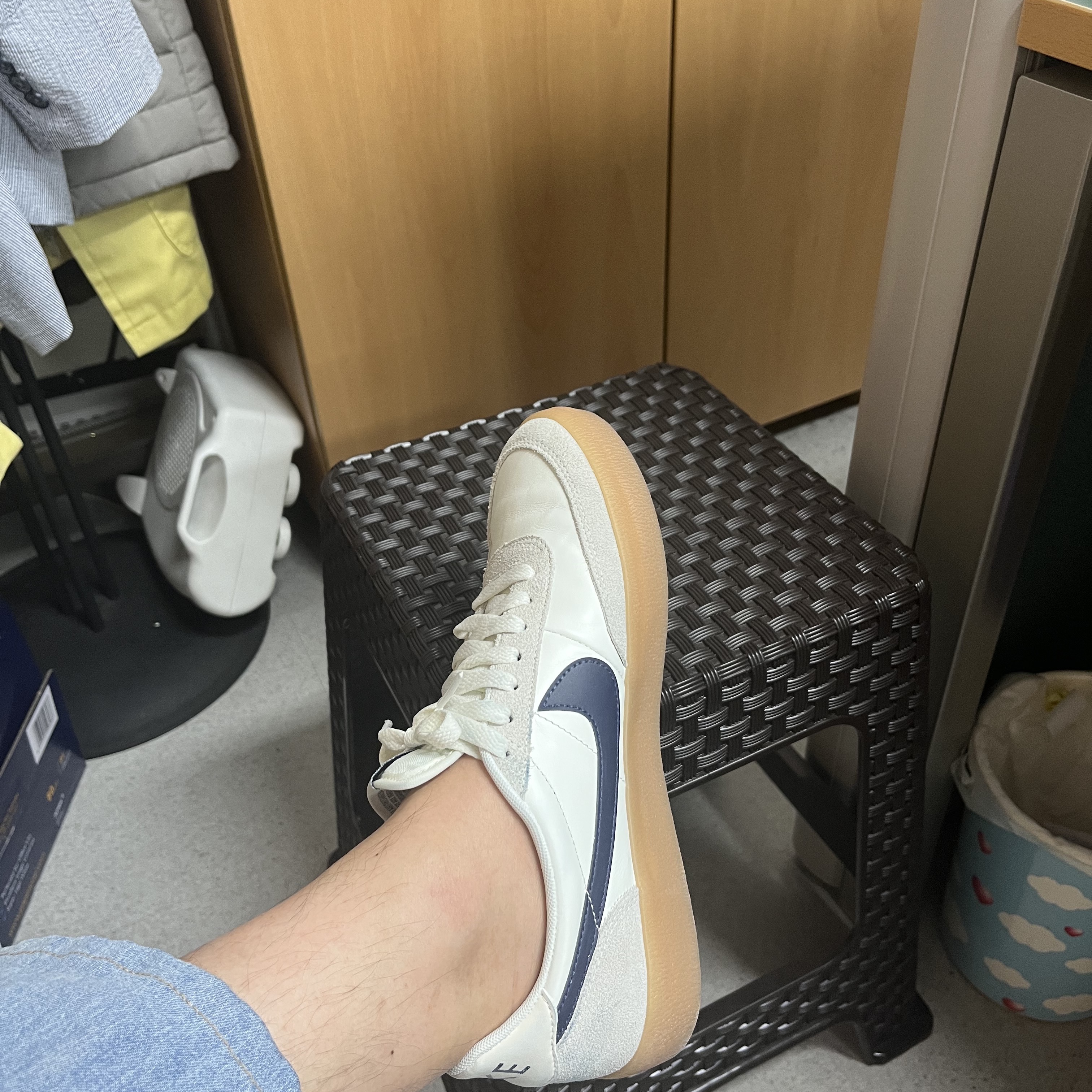 Nike x J.Crew Killshot 2 Sail Midnight Navy 착용 스타일 - 2