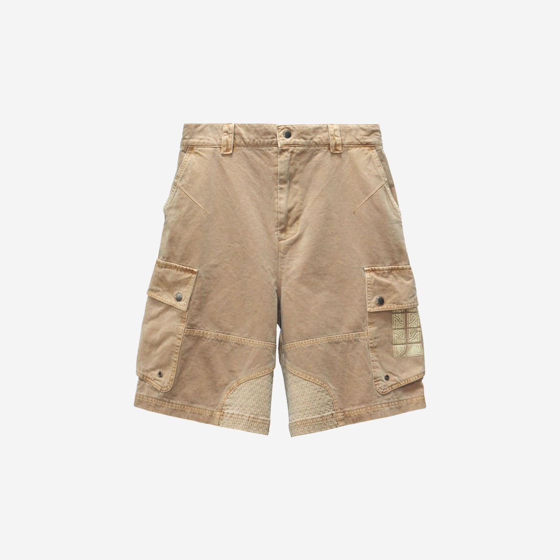 Ignota Core:5 Washed Cargo Shorts Camel 상세 이미지 1