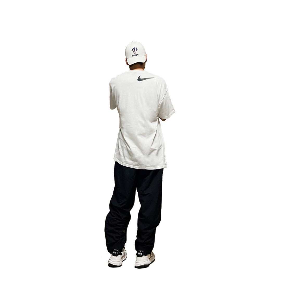 Nike x Drake Nocta NRG LU L91 Cap White, Nike x Matthew M Williams NRG SE S/S T-Shirt White 착용 스타일
