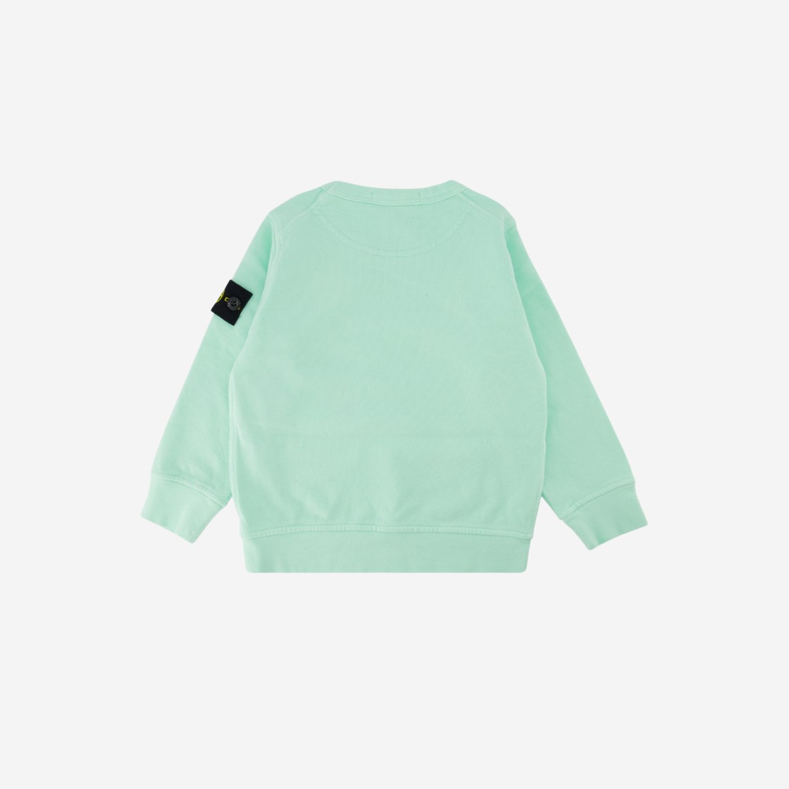 (Kids) Stone Island 61340 Cotton Fleece Crewneck Sweatshirt Aqua - 23SS 상세 이미지 2