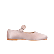 (W) Sandy Liang Mary Jane Pointe Shoe Ballet Satin