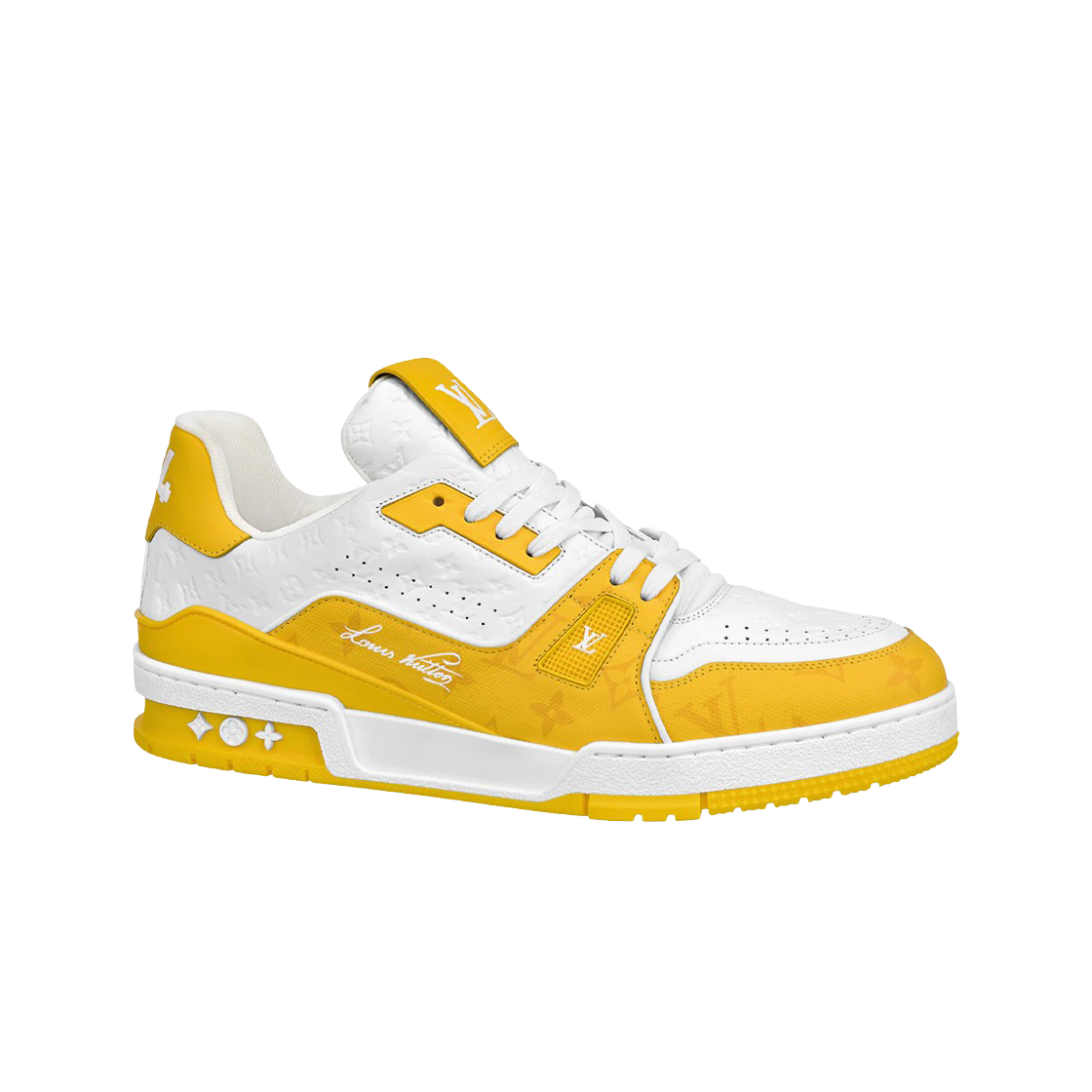 - Louis Vuitton LV Trainer Sneakers Yellow