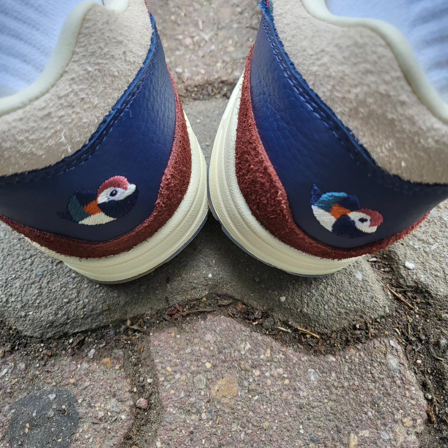 Nike x Kasina Air Max 1 SP Won-Ang Orange, Supreme Pigment Print S Logo 6-Panel Light Sage - 22FW 착용 스타일 - 2