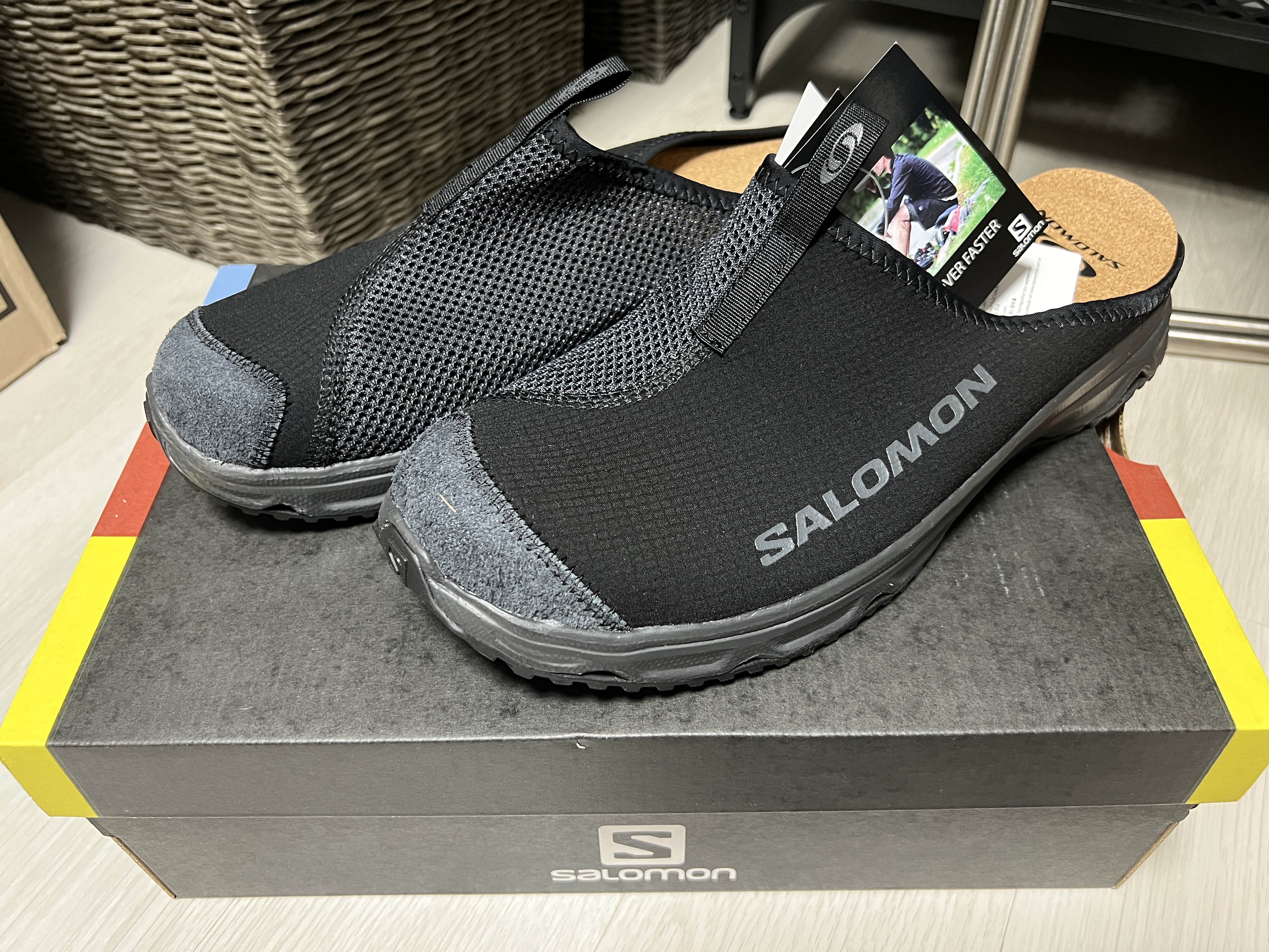Salomon RX Slide 3.0 Pewter 착용 스타일