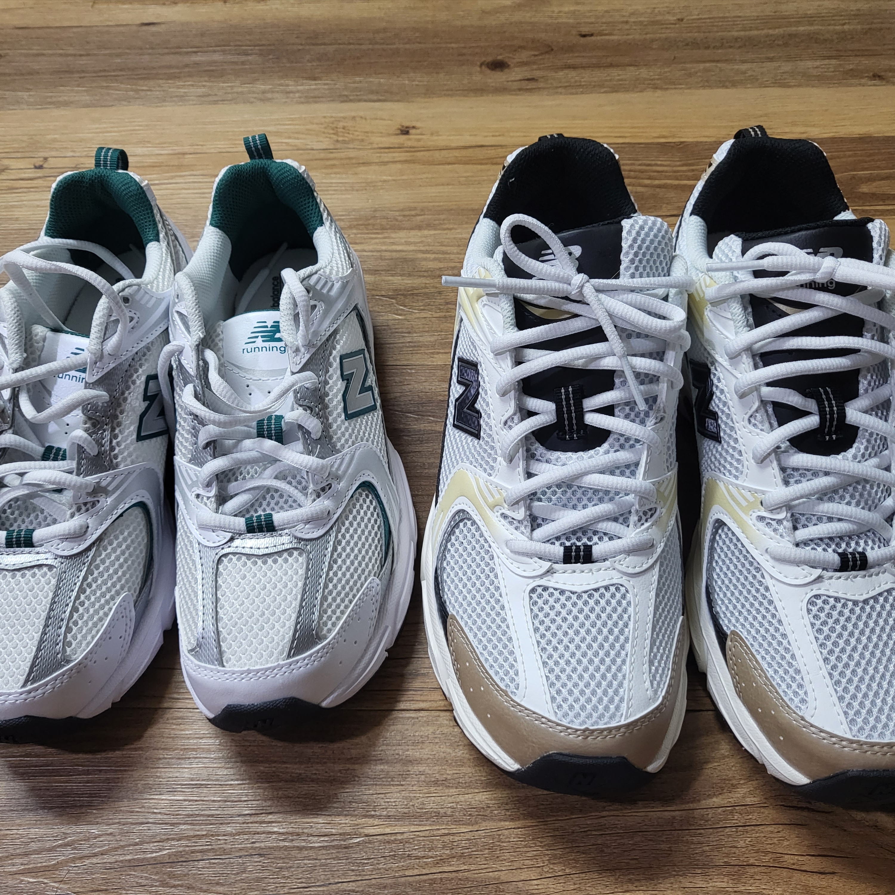 New Balance 530 White Mint 착용 스타일 - 1