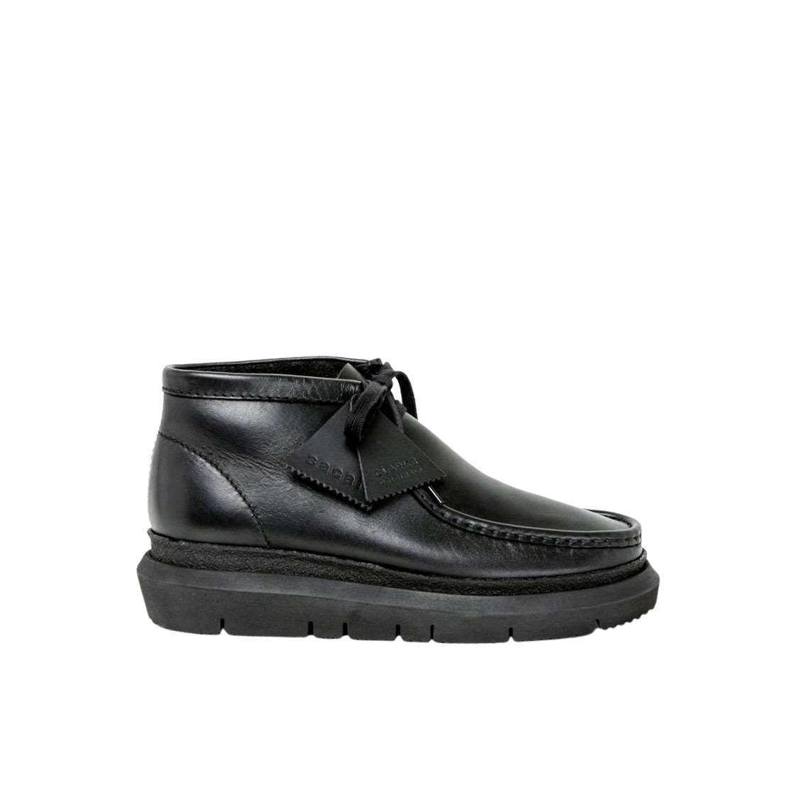 클락스 오리지널스 x 사카이 하이브리드 왈라비 부츠 블랙(Clarks Originals x Sacai Hybrid Wallabee Boots Black) - 1