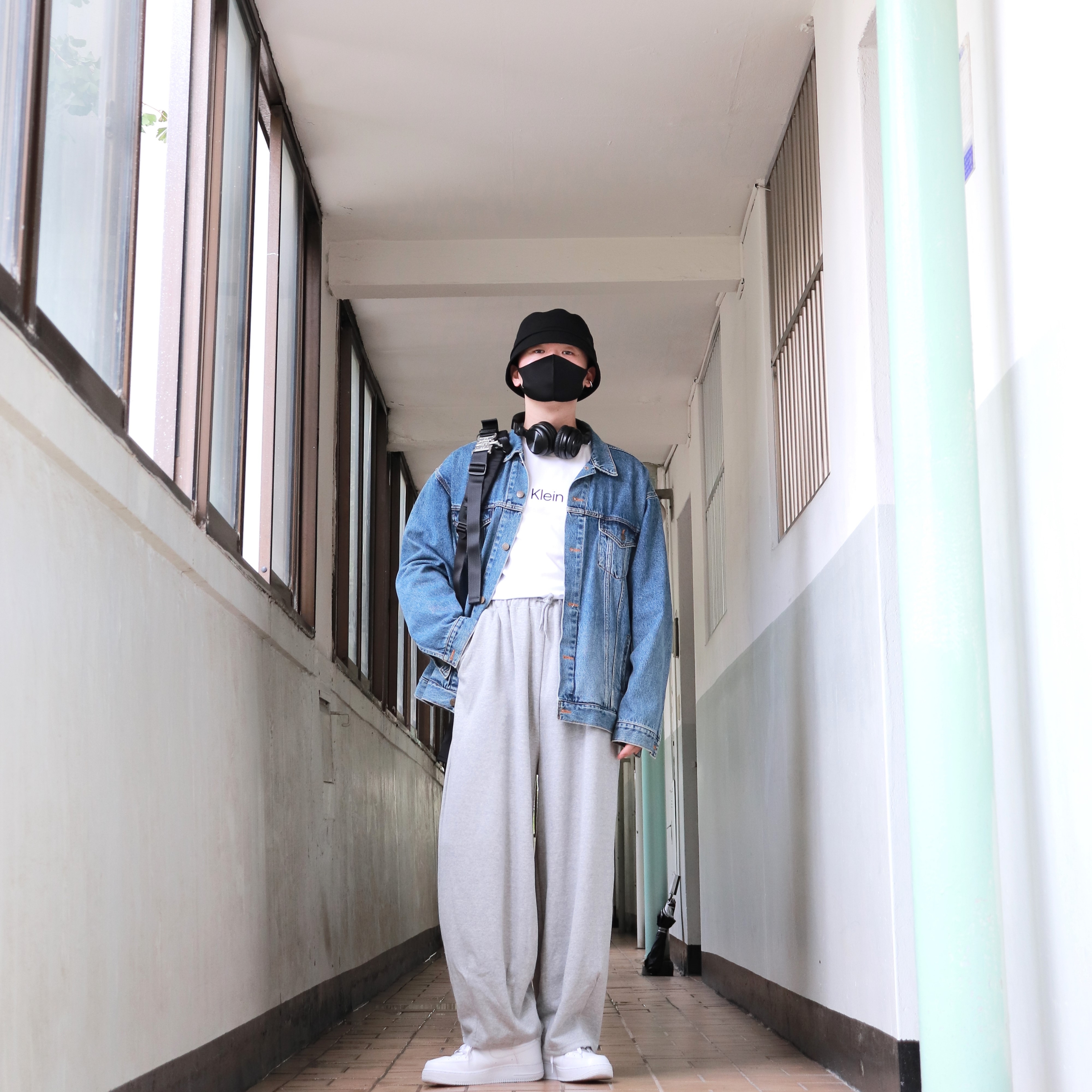 Nike Air Force 1 '07 Low White 착용 스타일