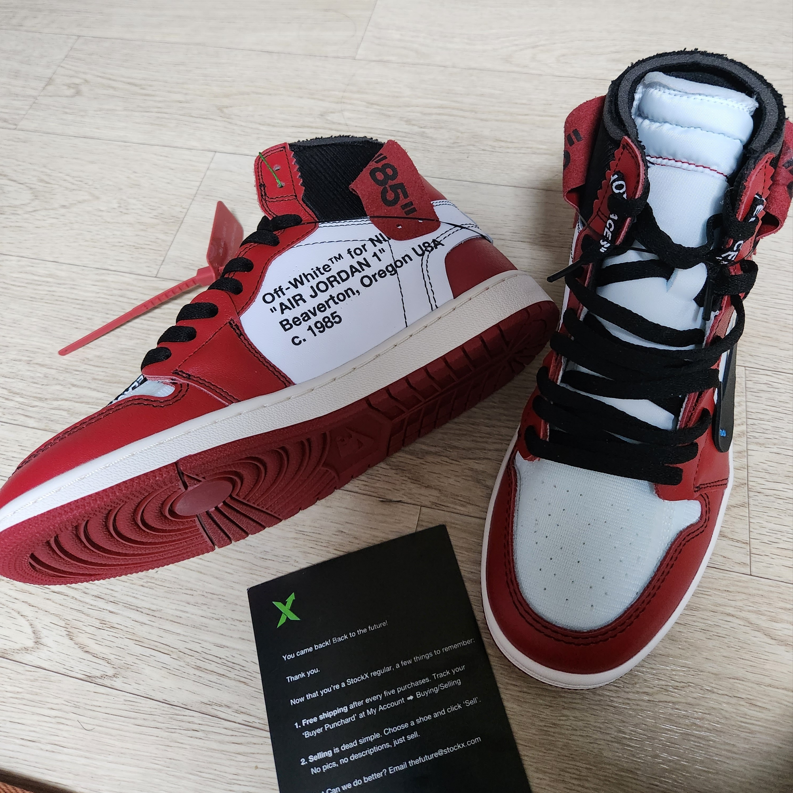 Jordan 1 x Off-White Retro High Chicago The Ten 착용 스타일