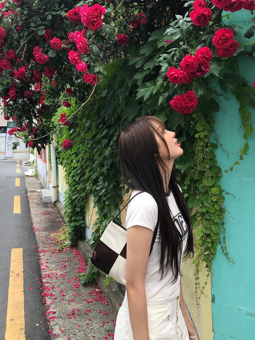 Hai Vera Bag Black Ivory 착용 스타일