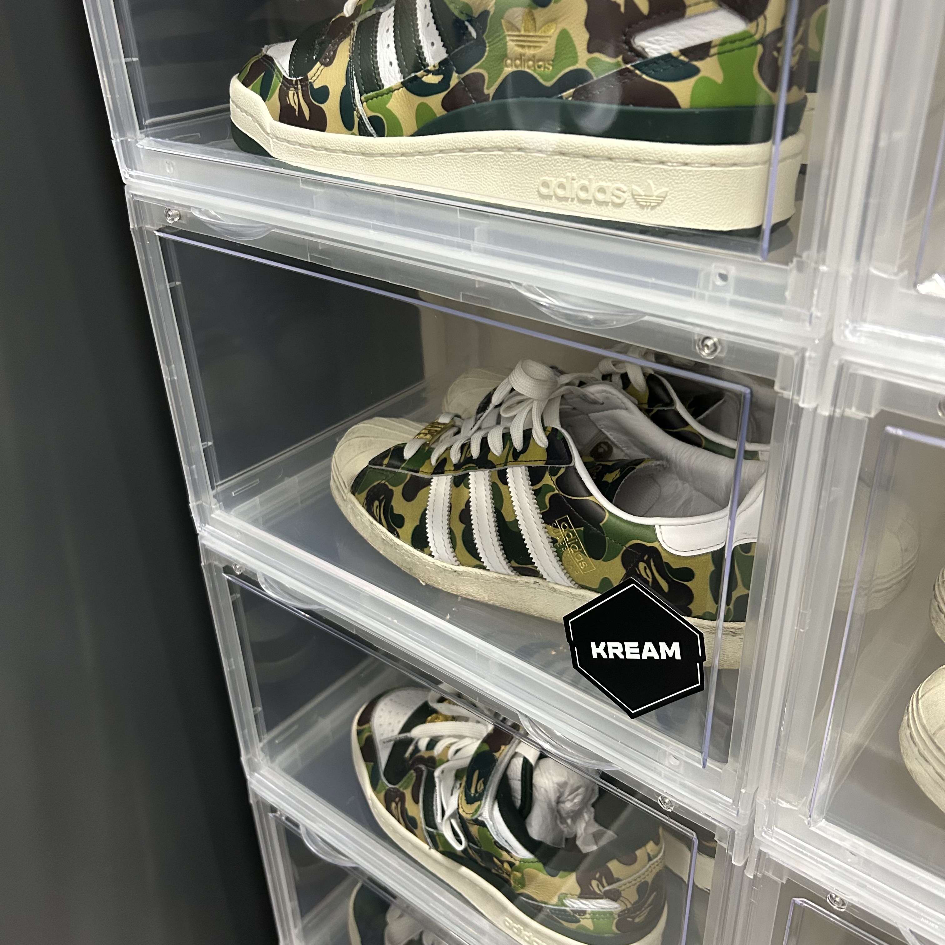 Adidas x BAPE Forum 84 Low Green Camo 착용 스타일 - 5
